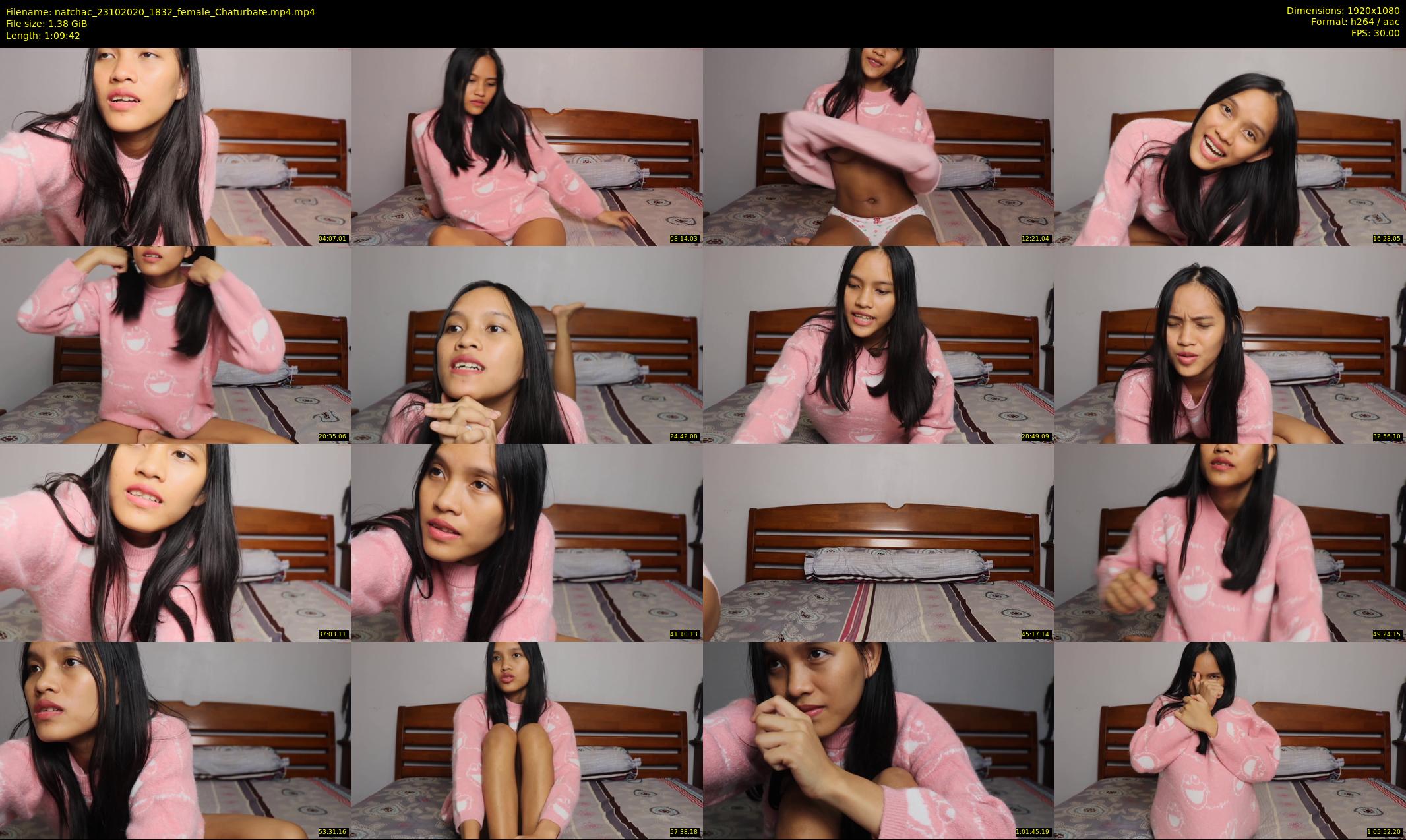 natchac — 70 minute Chaturbate female cam show recording, 1080p, Oct 23, 2020