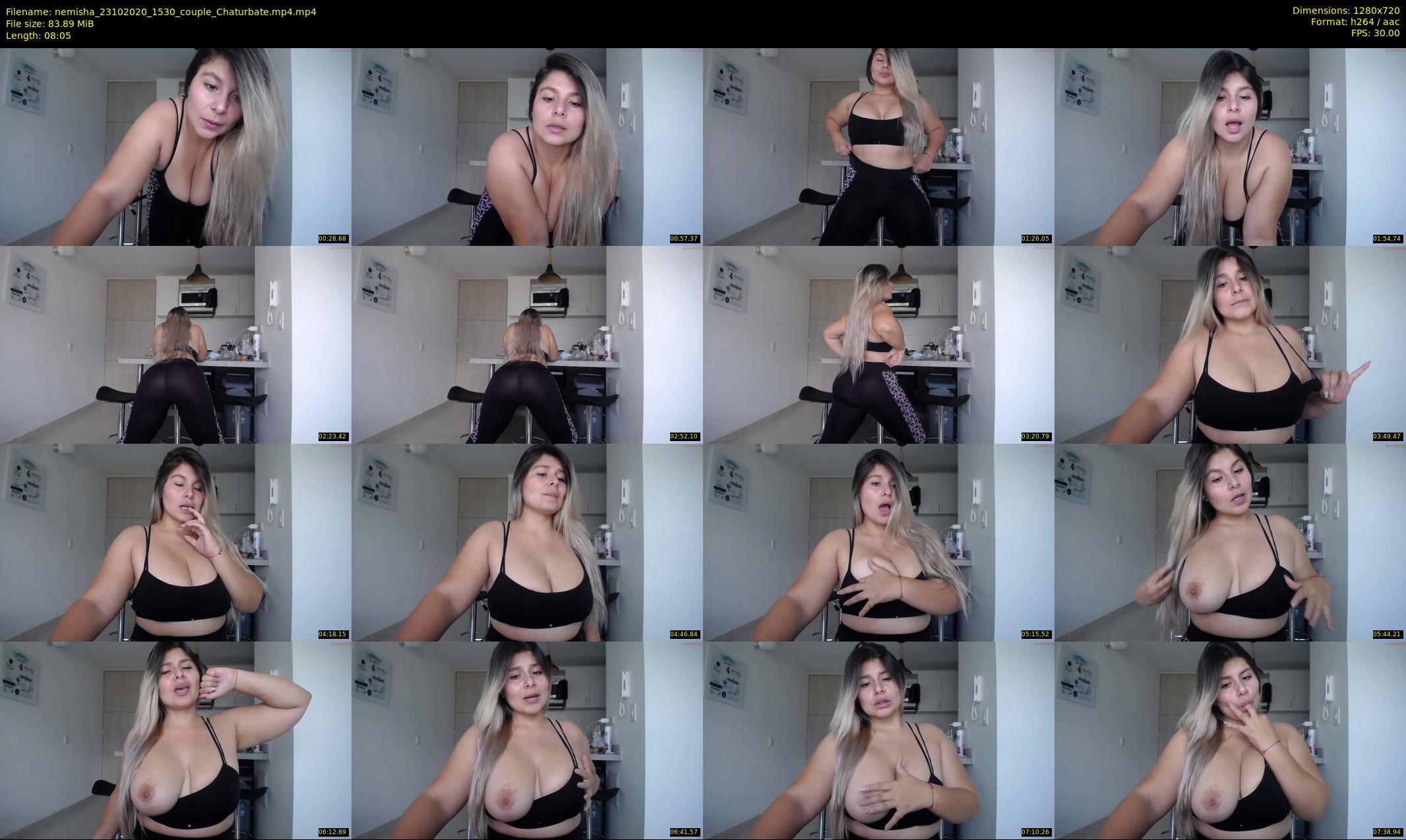 nemisha — 9 minute Chaturbate female cam show recording, 720p, Oct 23, 2020