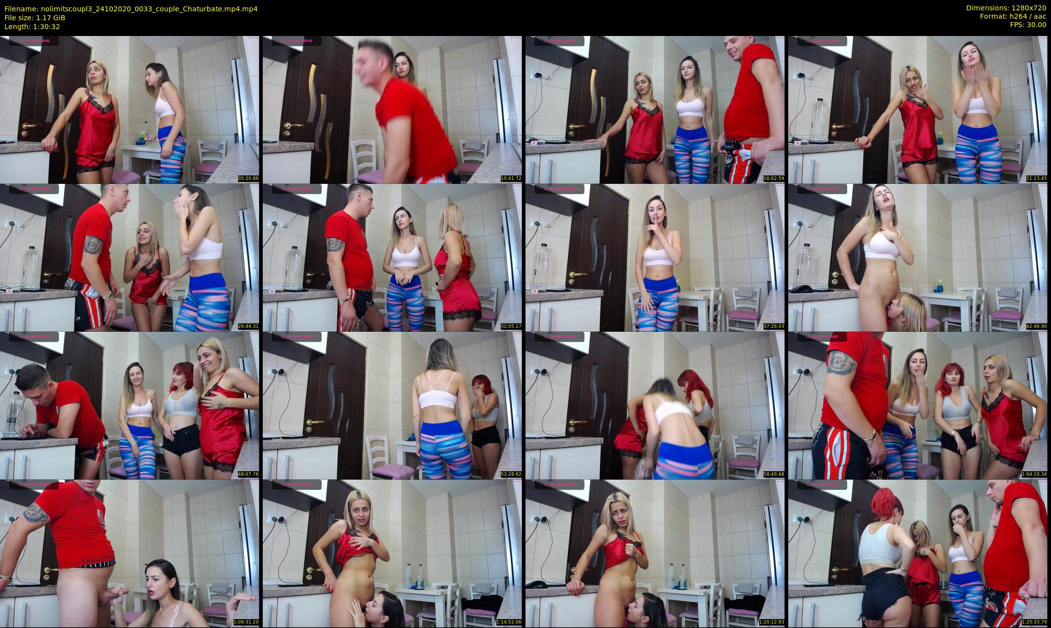 nolimitscoupl3 — 91 minute Chaturbate couple cam show recording, 720p, Oct 24, 2020