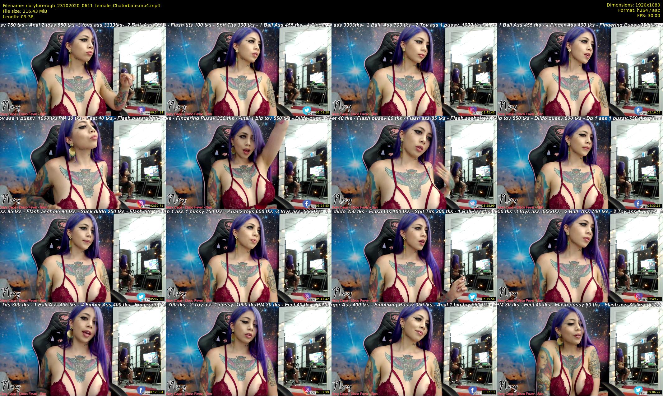 nuryforerogh — 10 minute Chaturbate female cam show recording, 1080p, Oct 23, 2020