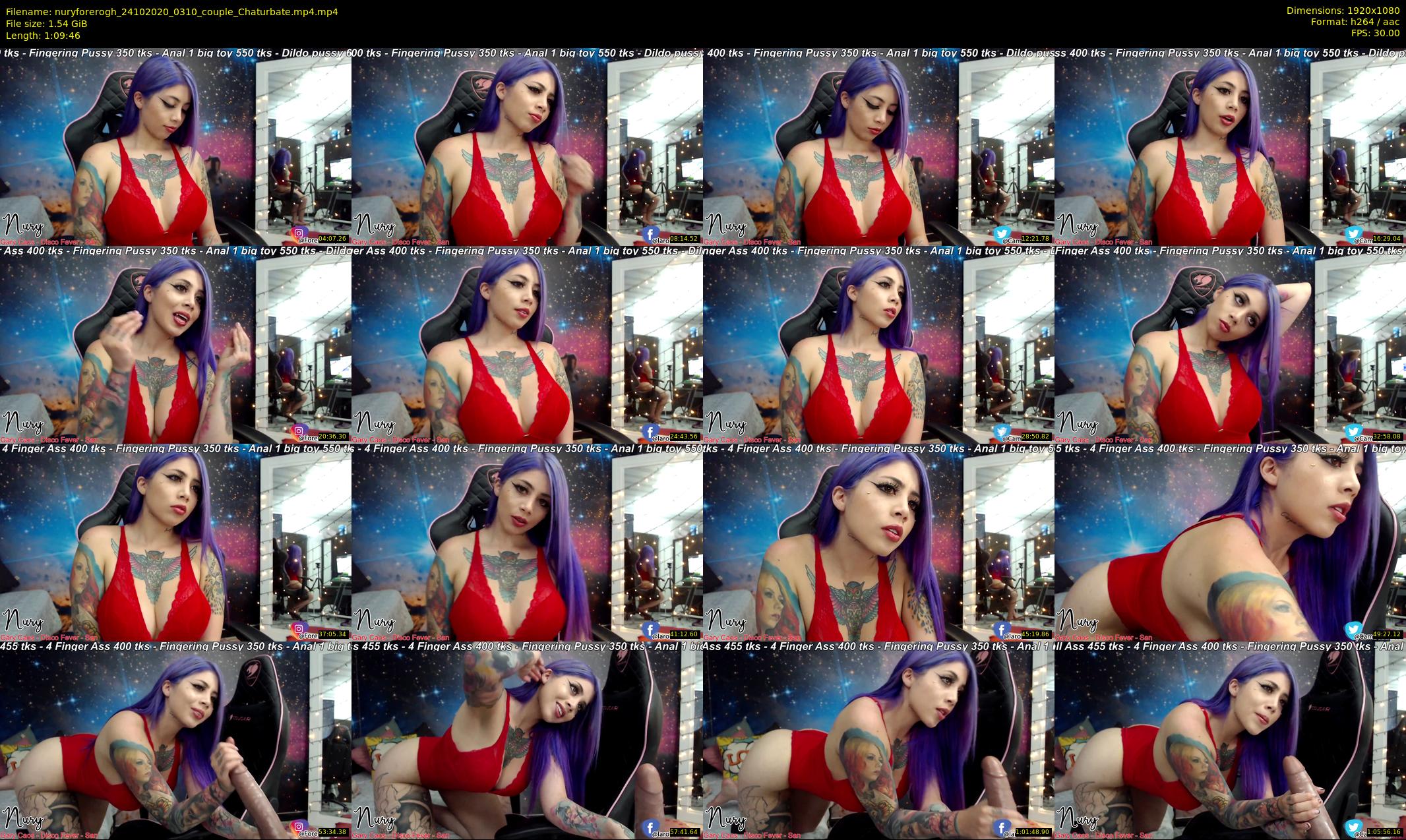 nuryforerogh — 70 minute Chaturbate female cam show recording, 1080p, Oct 24, 2020