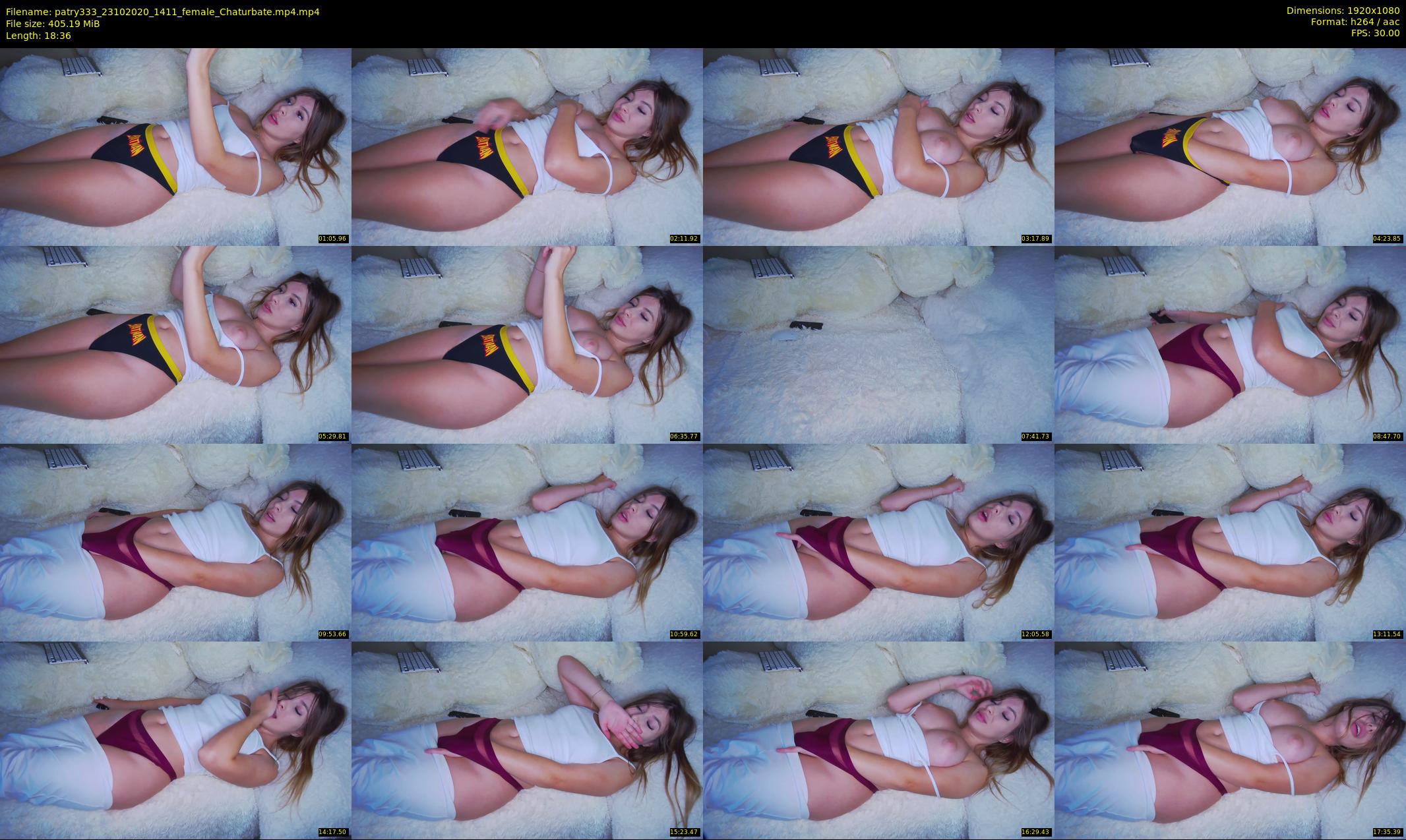 patry333 — 19 minute Chaturbate female cam show recording, 1080p, Oct 23, 2020