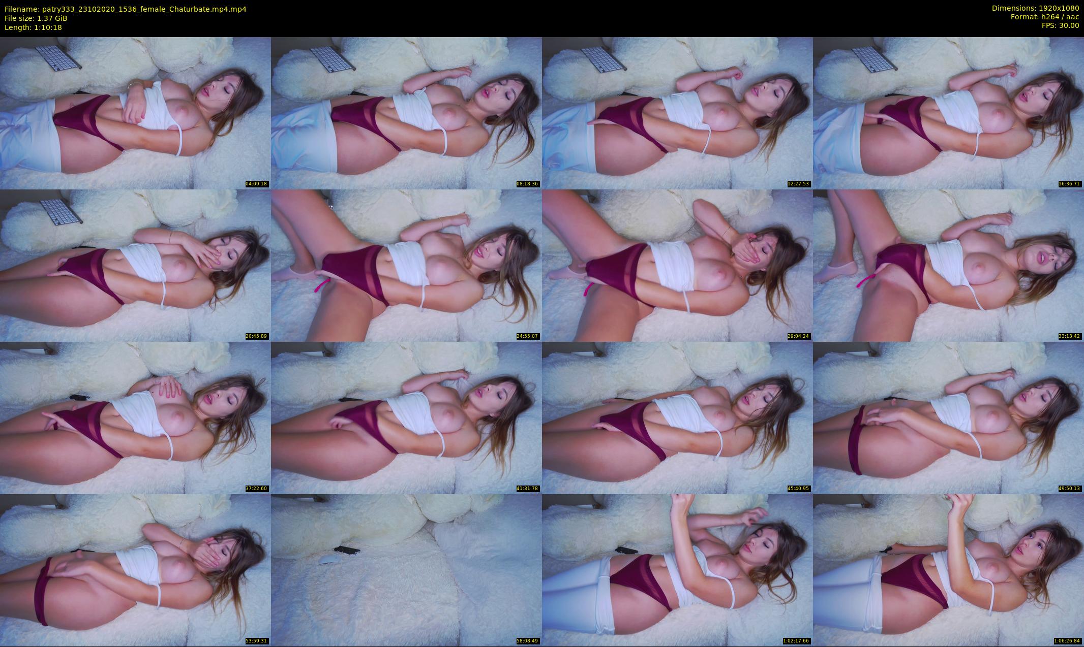 patry333 — 71 minute Chaturbate female cam show recording, 1080p, Oct 23, 2020