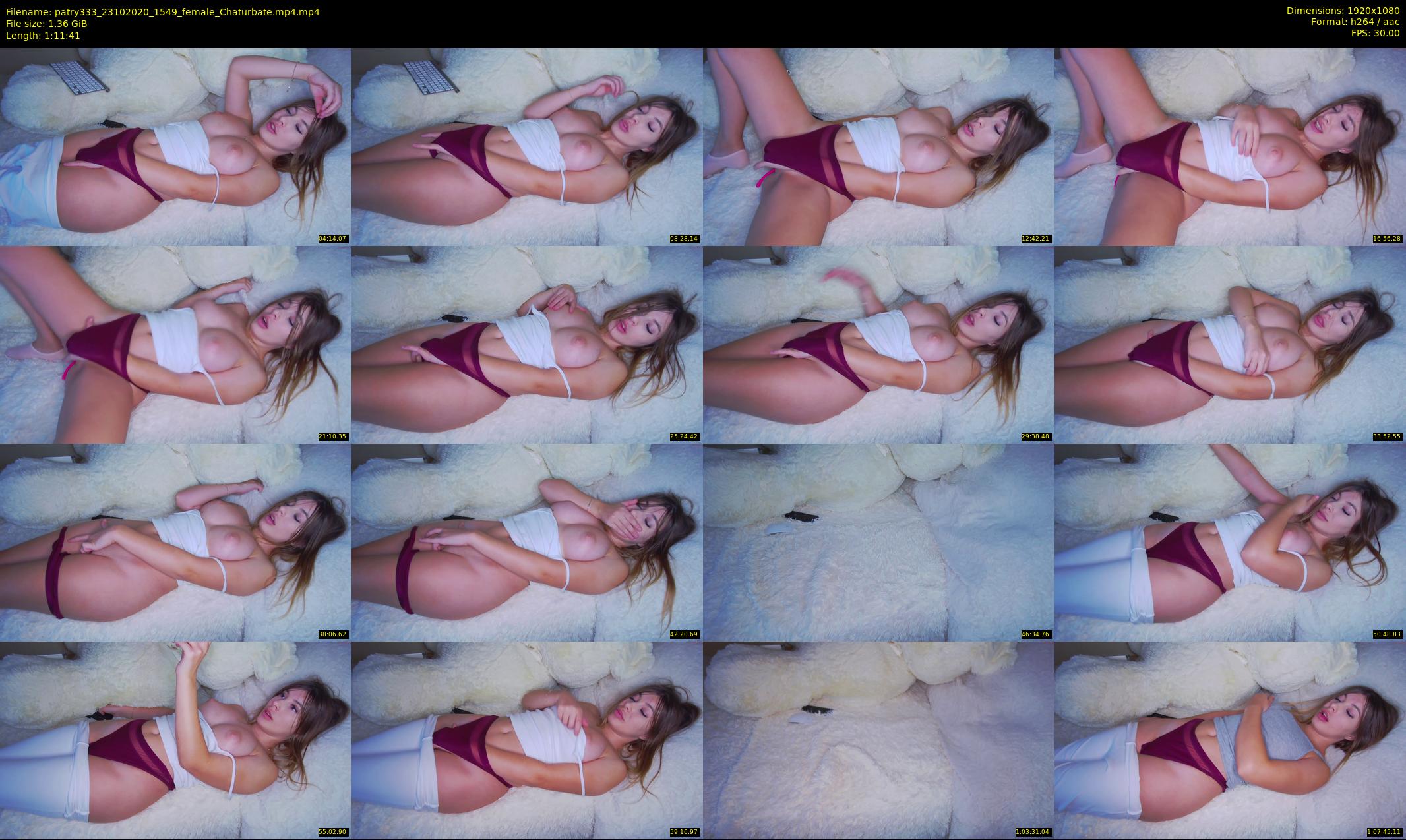 patry333 — 72 minute Chaturbate female cam show recording, 1080p, Oct 23, 2020