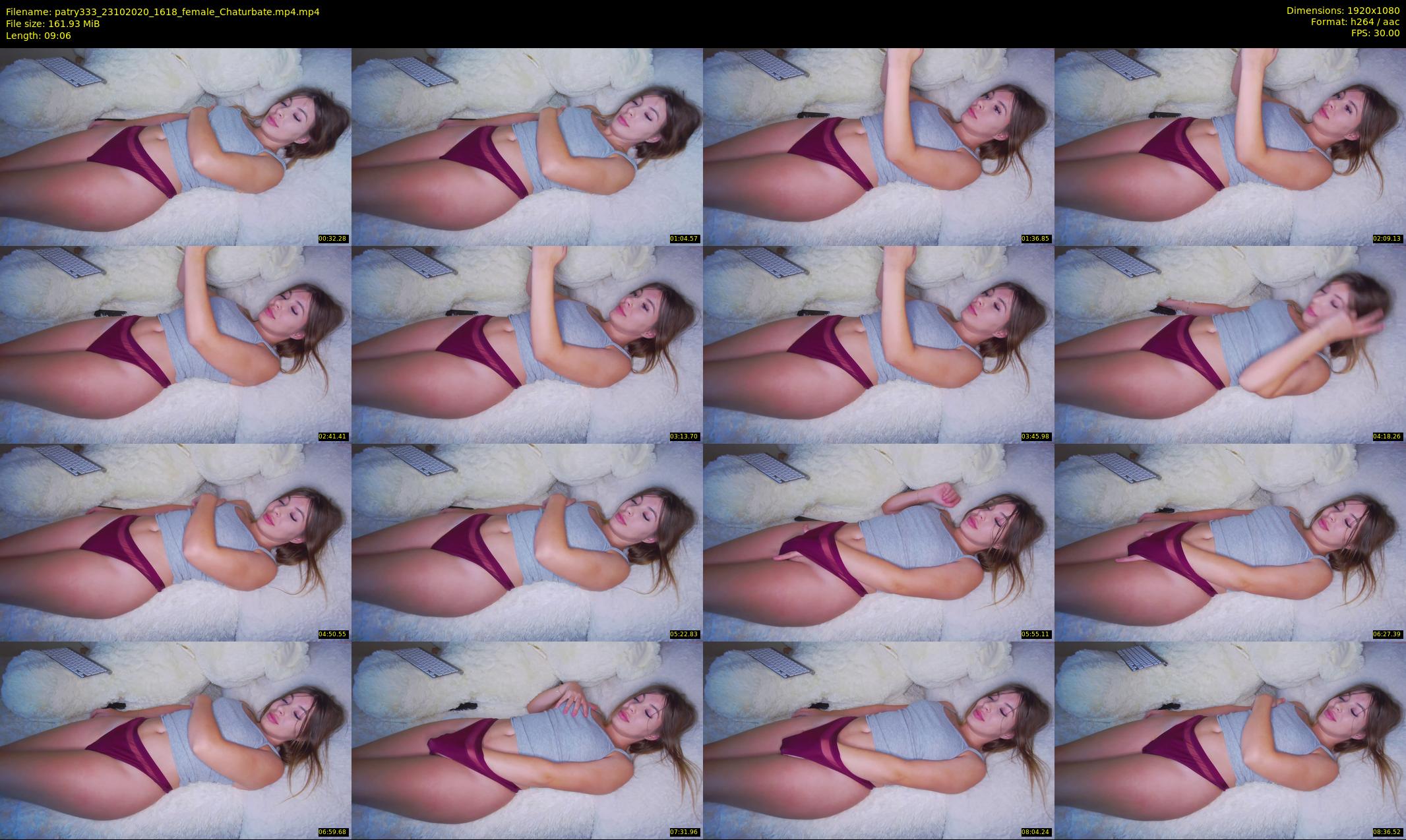patry333 — 10 minute Chaturbate female cam show recording, 1080p, Oct 23, 2020