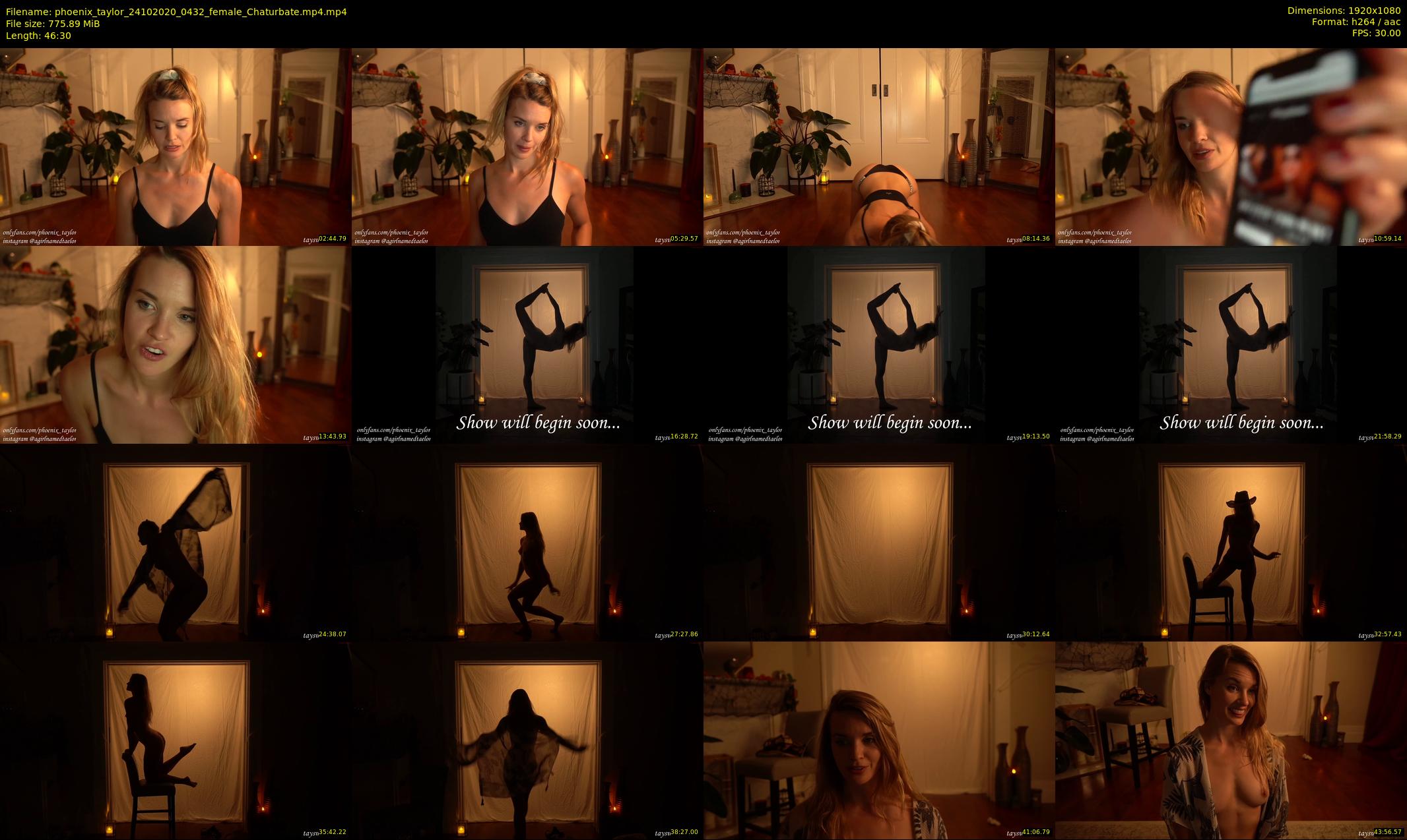 phoenix_taylor — 47 minute Chaturbate female cam show recording, 1080p, Oct 24, 2020