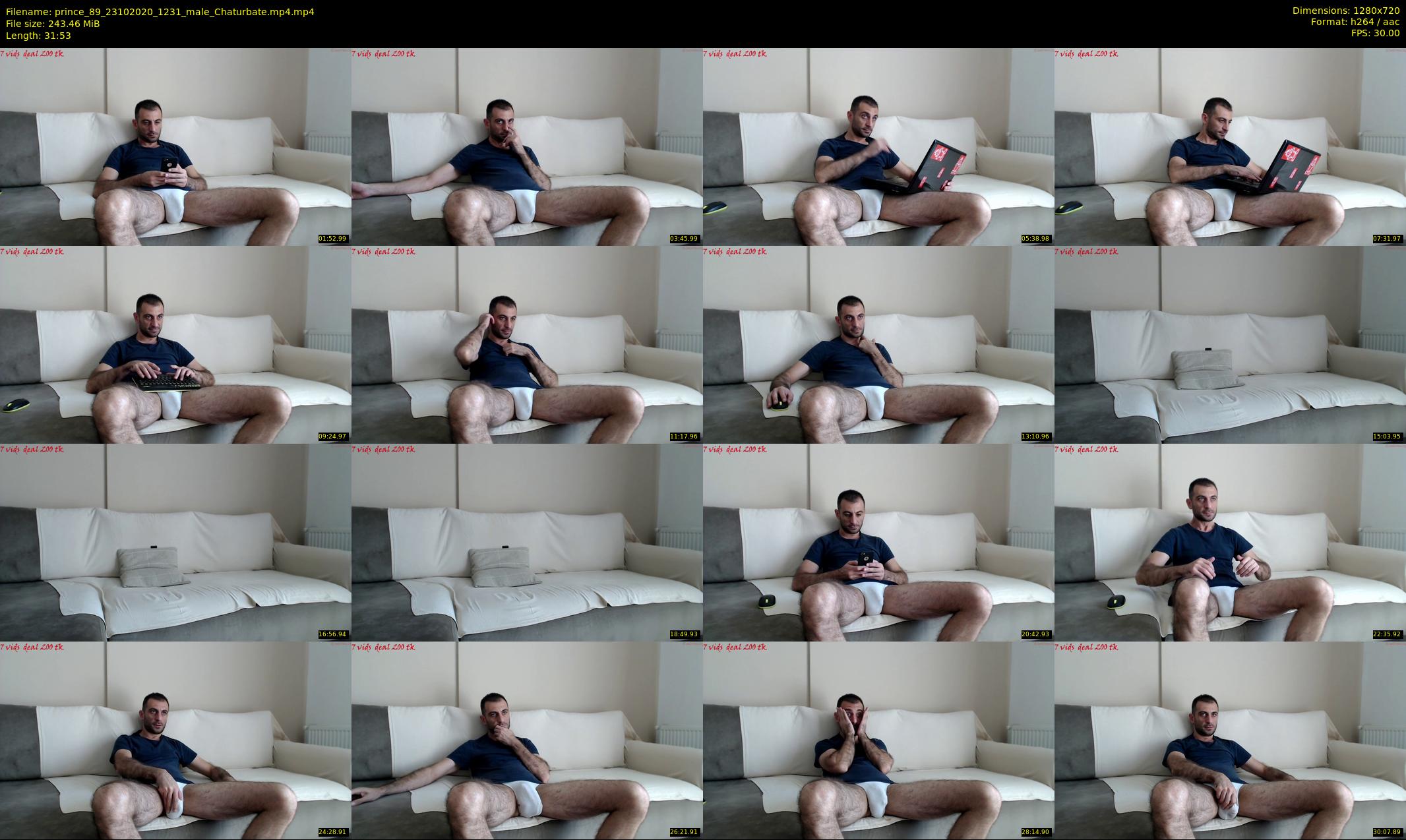 prince_89 — 32 minute Chaturbate male cam show recording, 720p, Oct 23, 2020