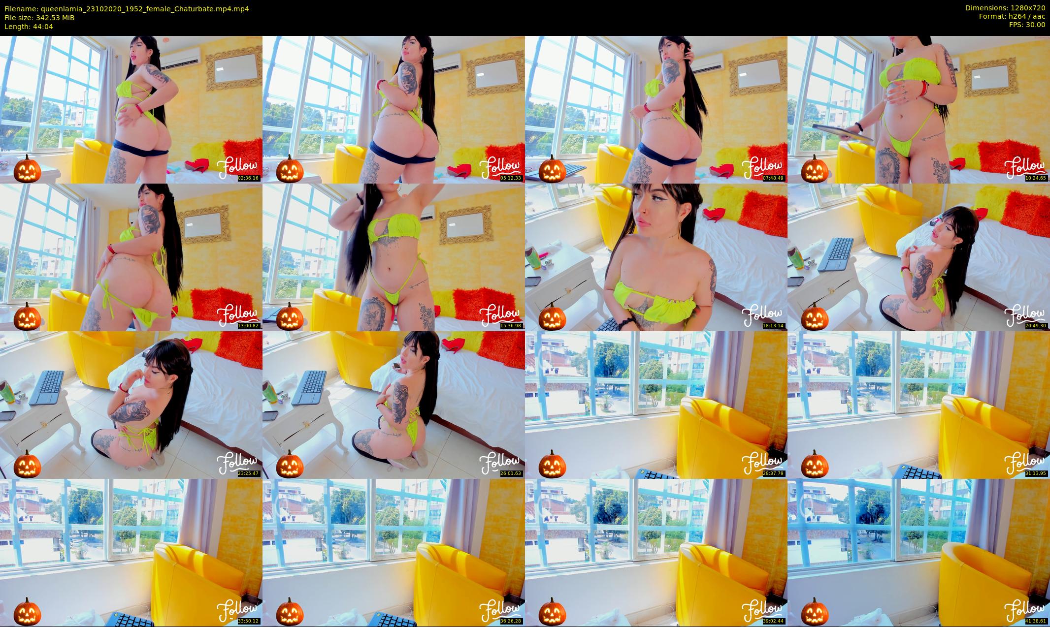 queenlamia — 45 minute Chaturbate female cam show recording, 720p, Oct 23, 2020