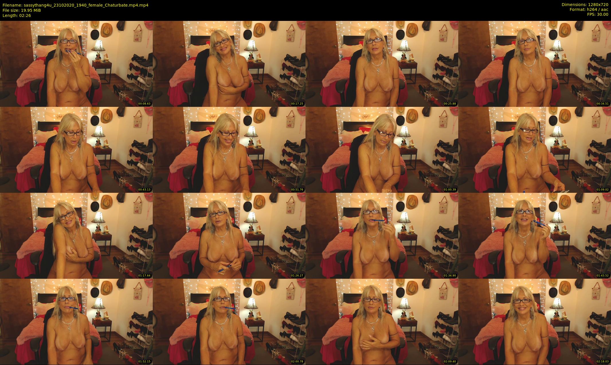 sassythang4u — 3 minute Chaturbate female cam show recording, 720p, Oct 23, 2020
