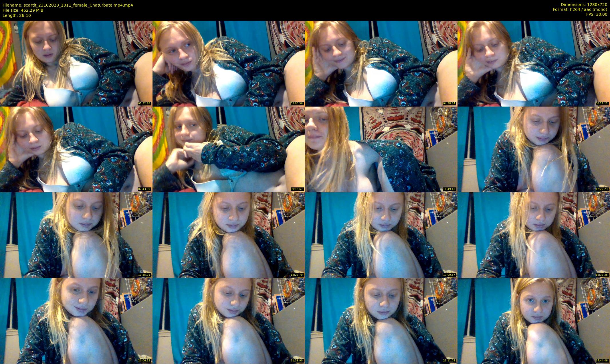 scartit — 27 minute Chaturbate female cam show recording, 720p, Oct 23, 2020