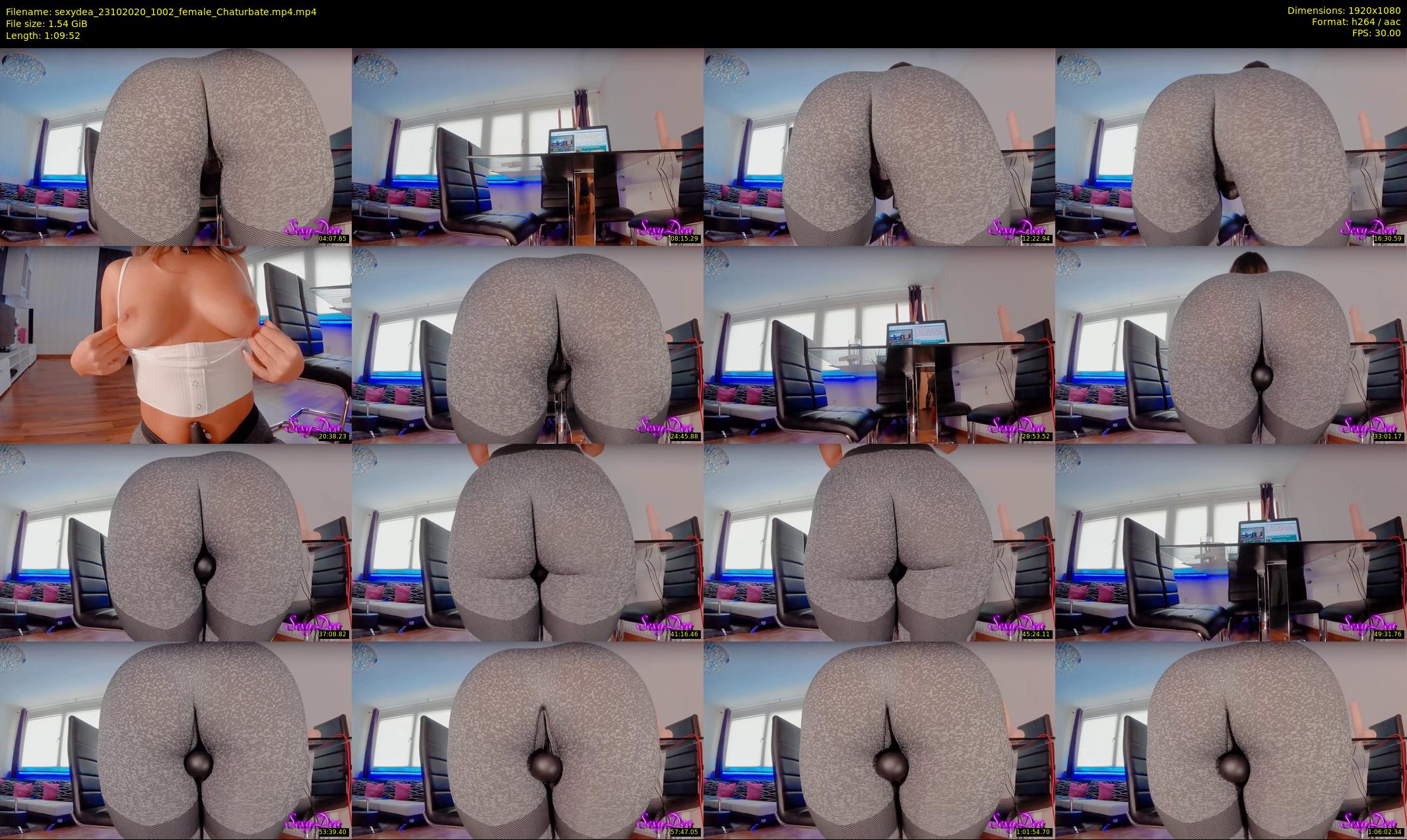sexydea — 70 minute Chaturbate female cam show recording, 1080p, Oct 23, 2020