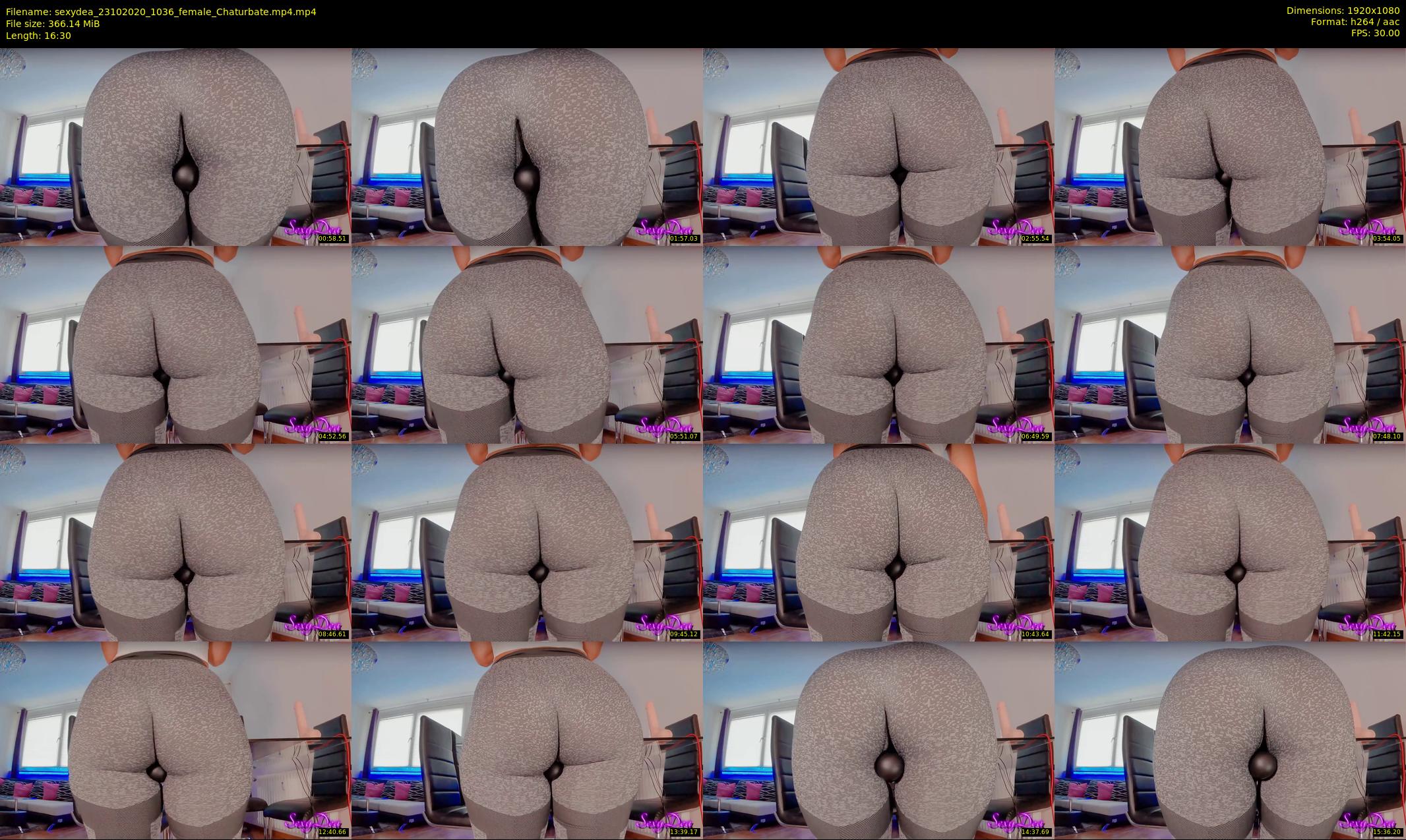 sexydea — 17 minute Chaturbate female cam show recording, 1080p, Oct 23, 2020