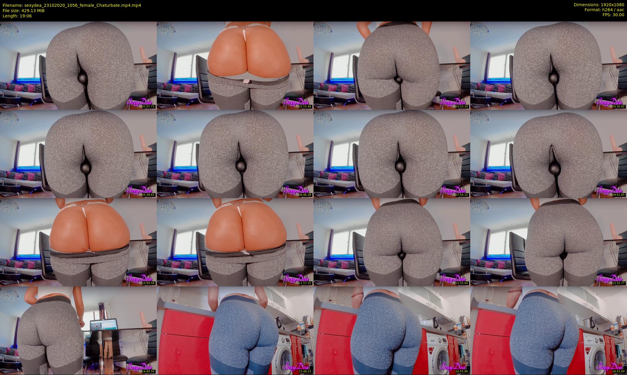 sexydea — 20 minute Chaturbate female cam show recording, 1080p, Oct 23, 2020