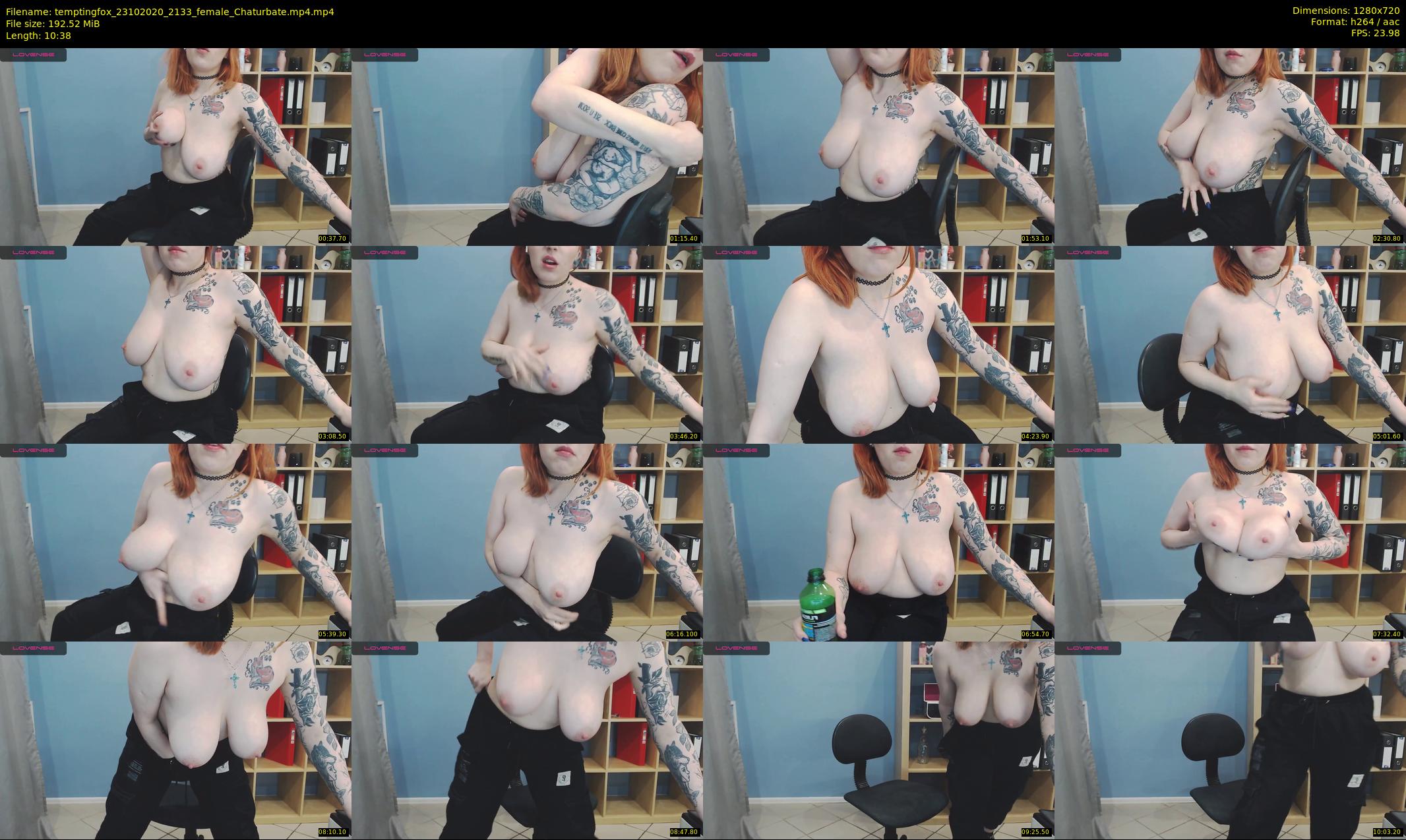 temptingfox — 11 minute Chaturbate female cam show recording, 720p, Oct 23, 2020