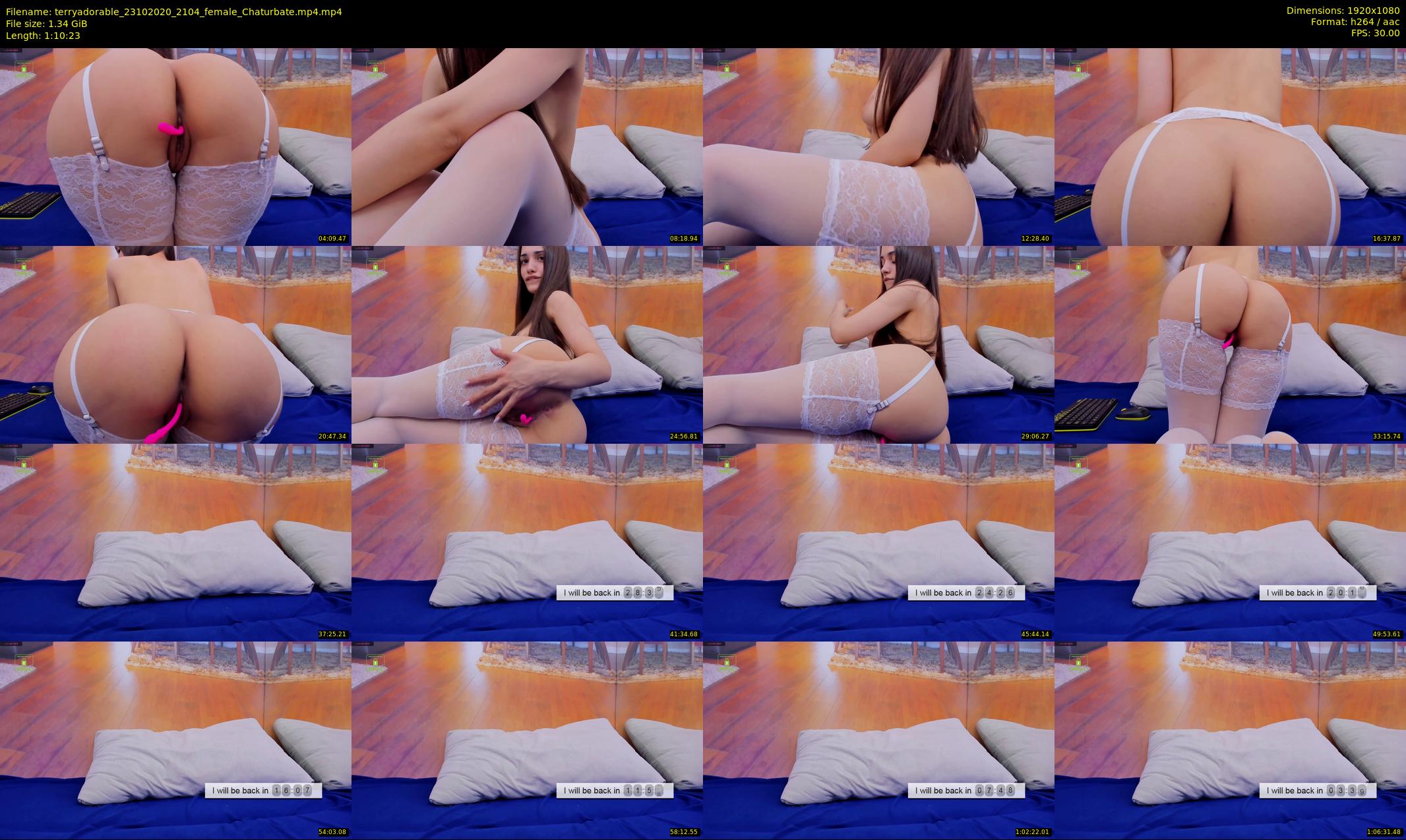 terryadorable — 71 minute Chaturbate female cam show recording, 1080p, Oct 23, 2020