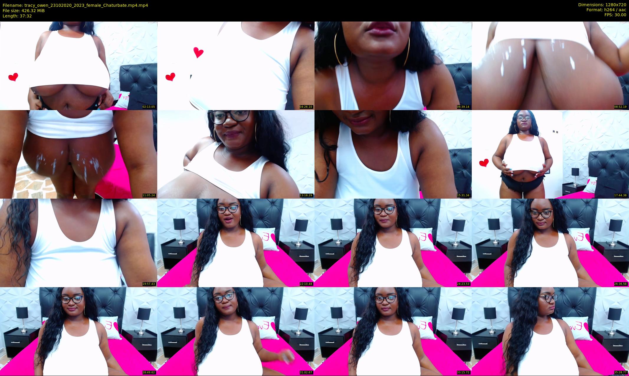 tracy_owen — 38 minute Chaturbate female cam show recording, 720p, Oct 23, 2020