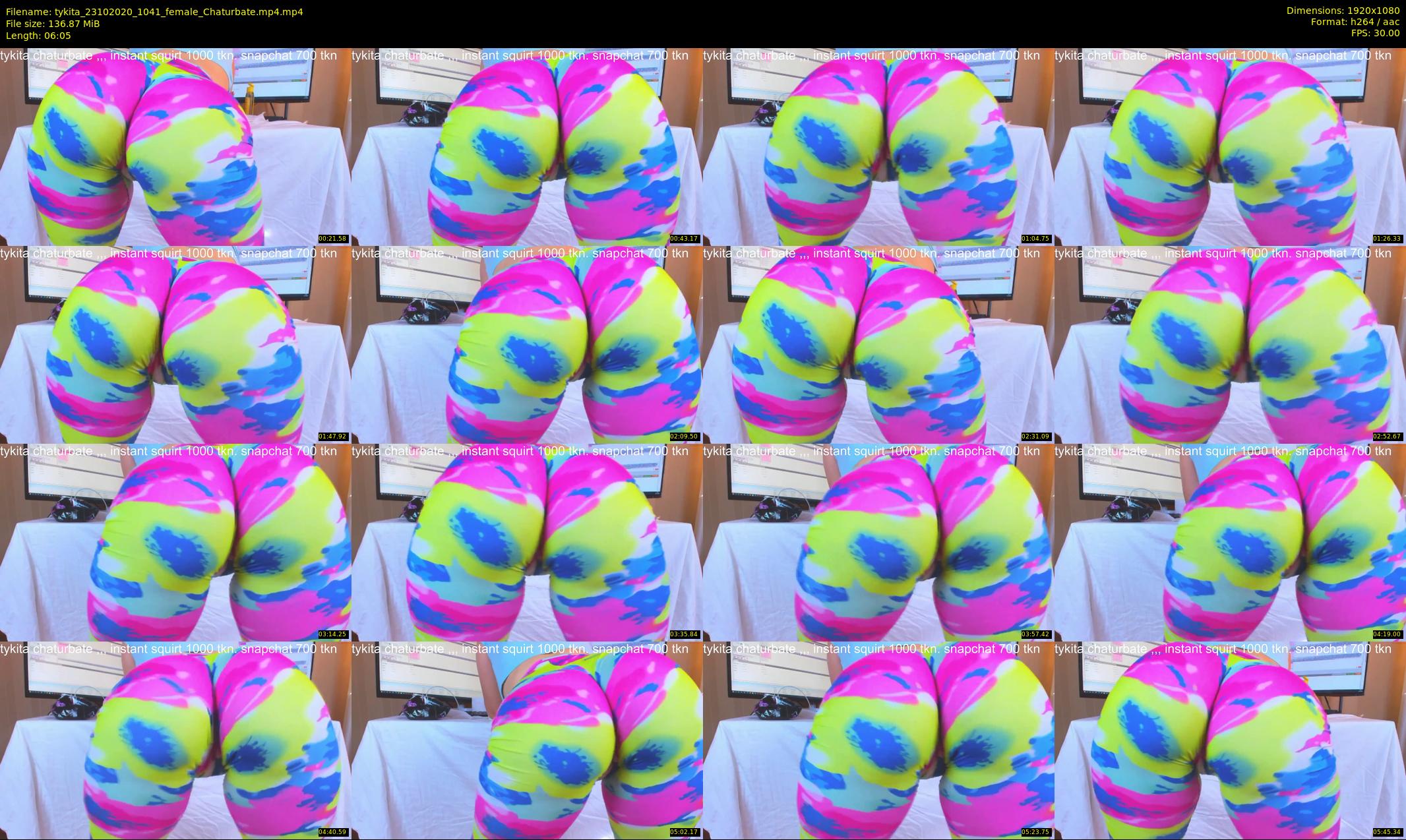 tykita — 7 minute Chaturbate female cam show recording, 1080p, Oct 23, 2020
