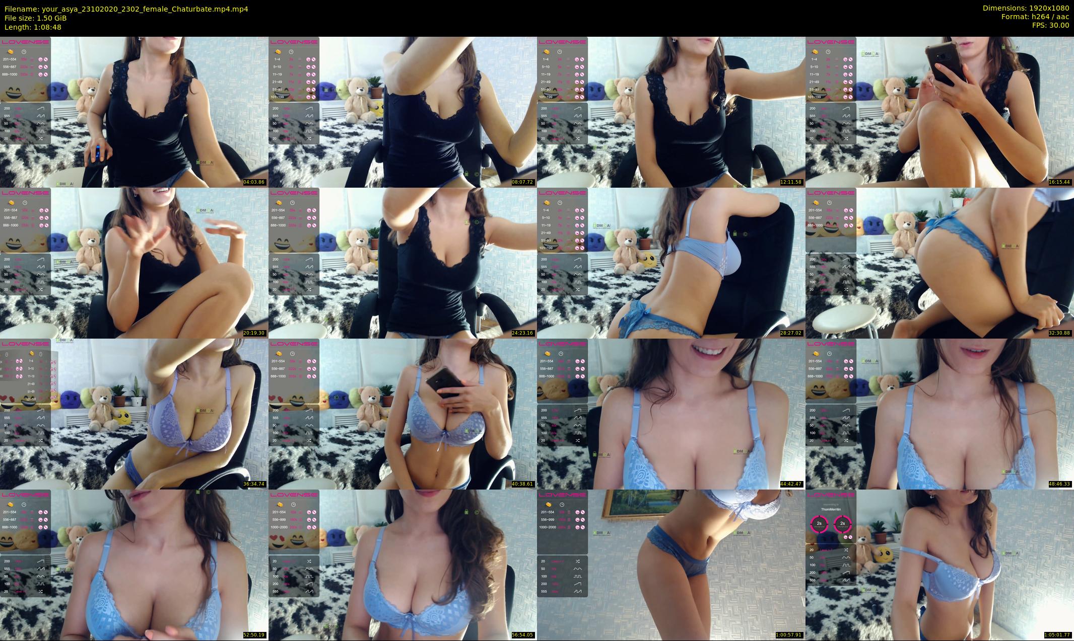 your_asya — 69 minute Chaturbate female cam show recording, 1080p, Oct 23, 2020