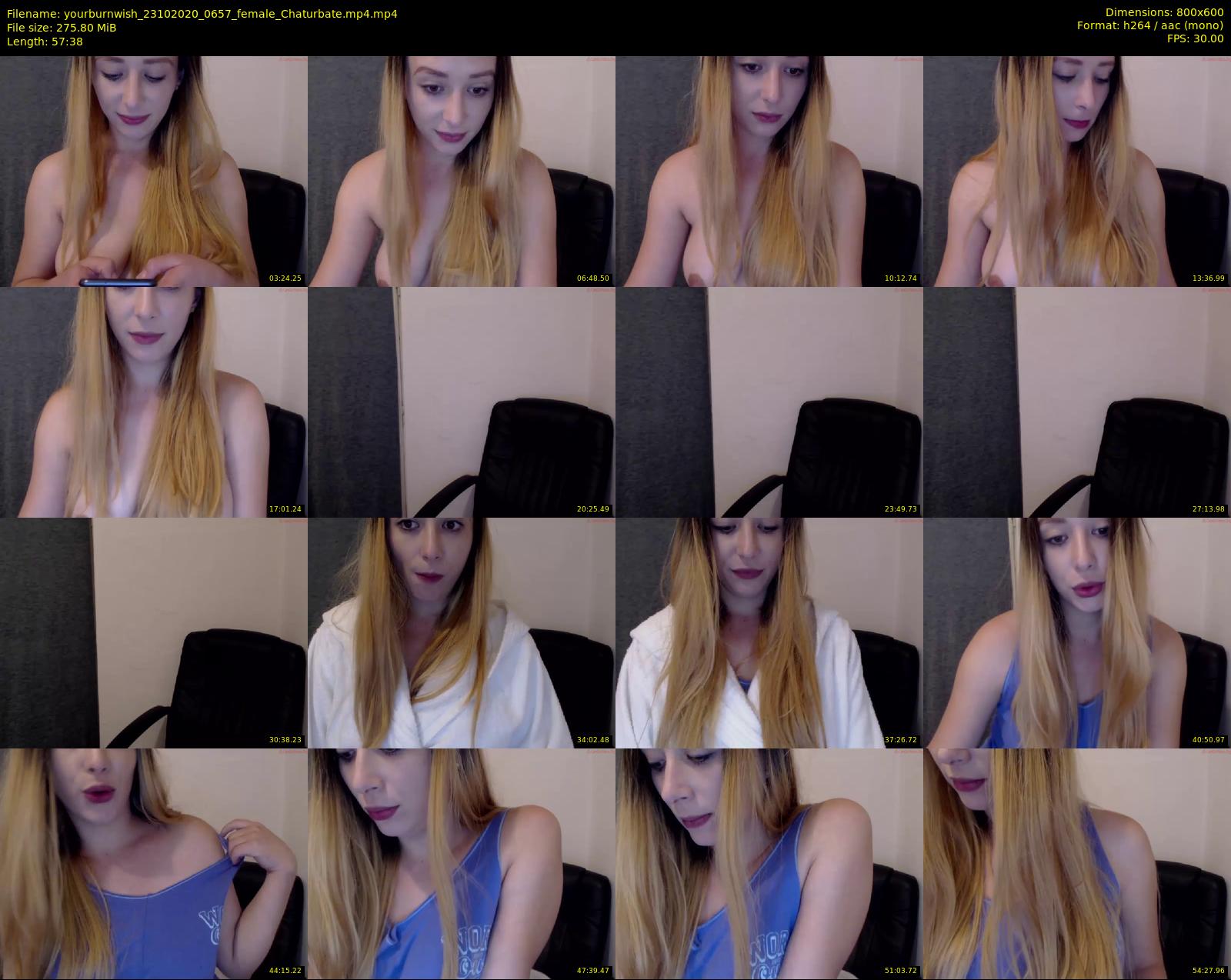 yourburnwish — 58 minute Chaturbate female cam show recording, 480p, Oct 23, 2020
