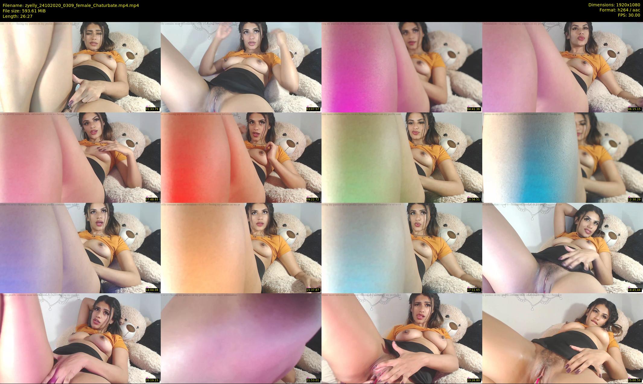 zyelly — 27 minute Chaturbate female cam show recording, 1080p, Oct 24, 2020