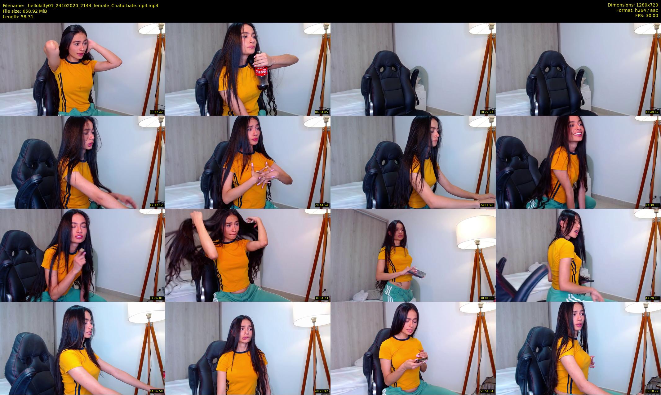 _hellokitty01 — 59 minute Chaturbate female cam show recording, 720p, Oct 24, 2020