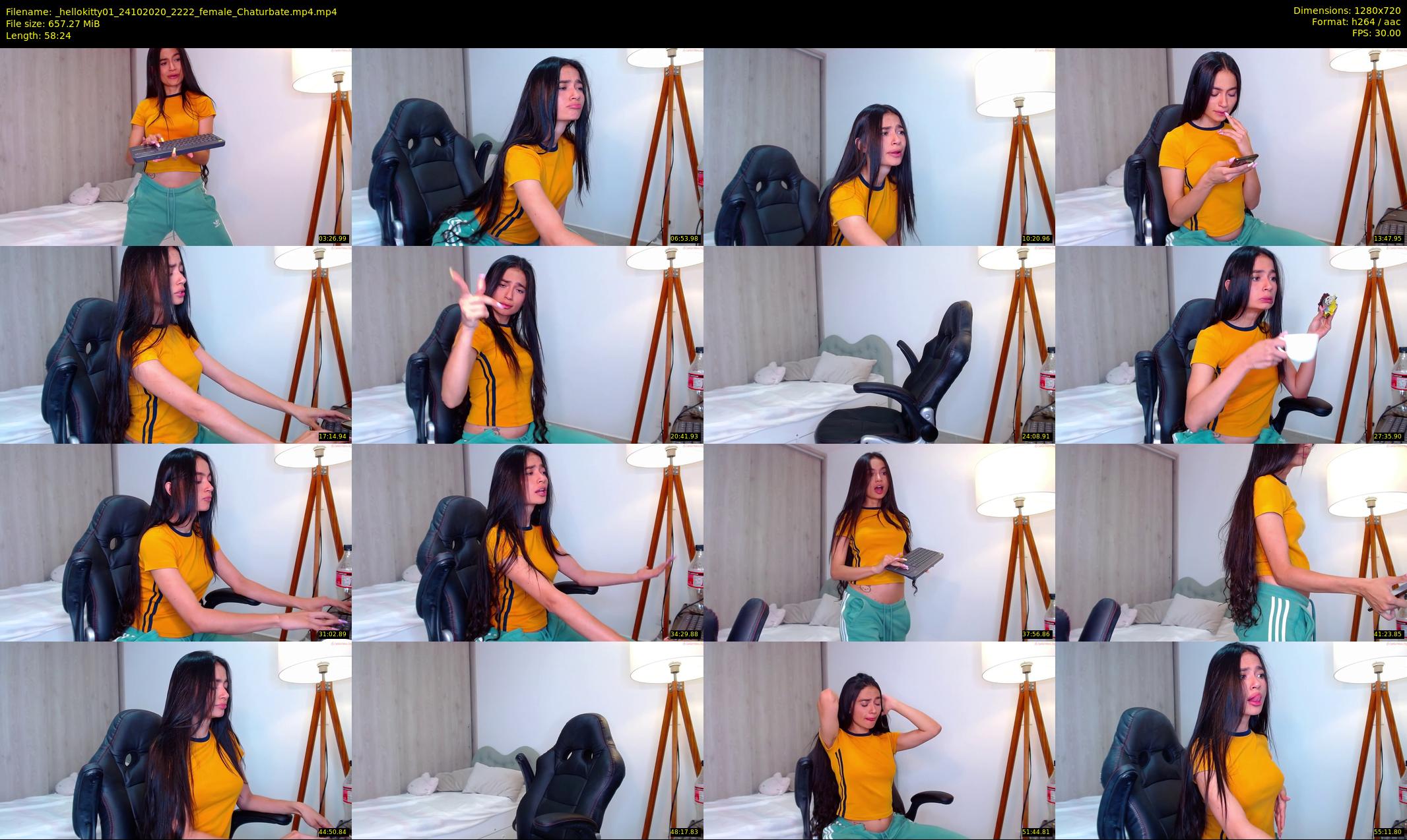 _hellokitty01 — 59 minute Chaturbate female cam show recording, 720p, Oct 24, 2020