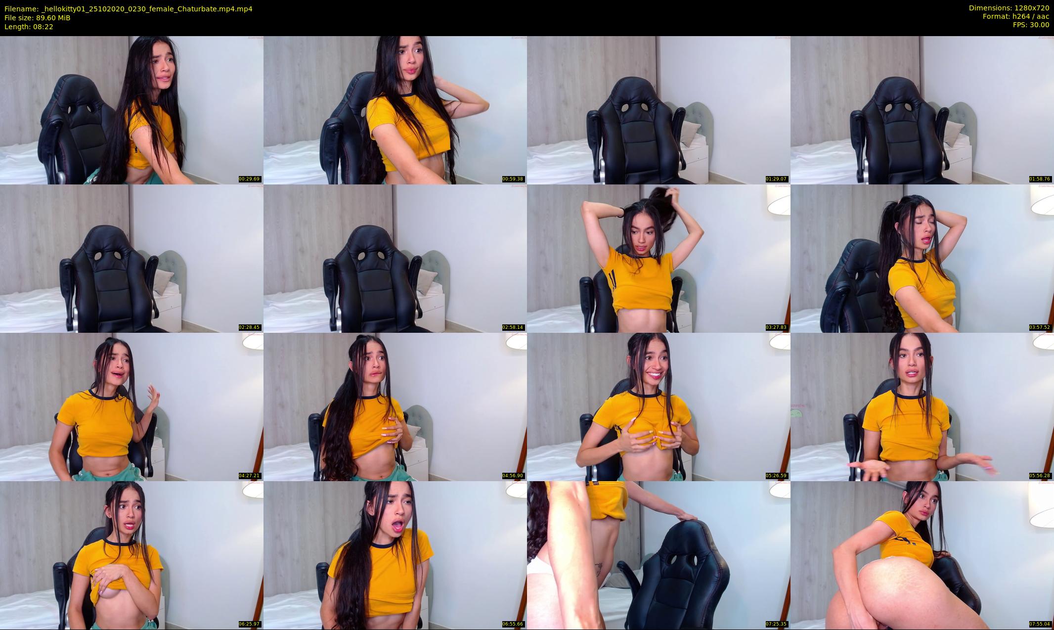 _hellokitty01 — 9 minute Chaturbate female cam show recording, 720p, Oct 25, 2020