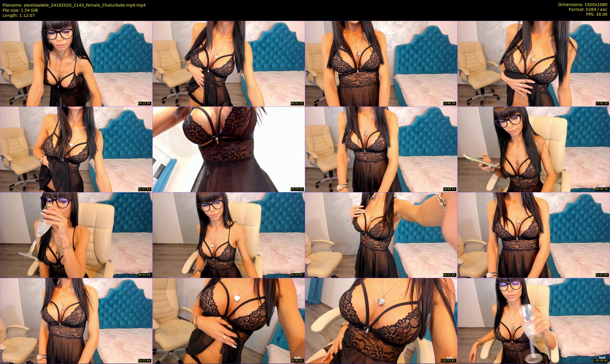 alexissadele — 73 minute Chaturbate female cam show recording, 1080p, Oct 24, 2020