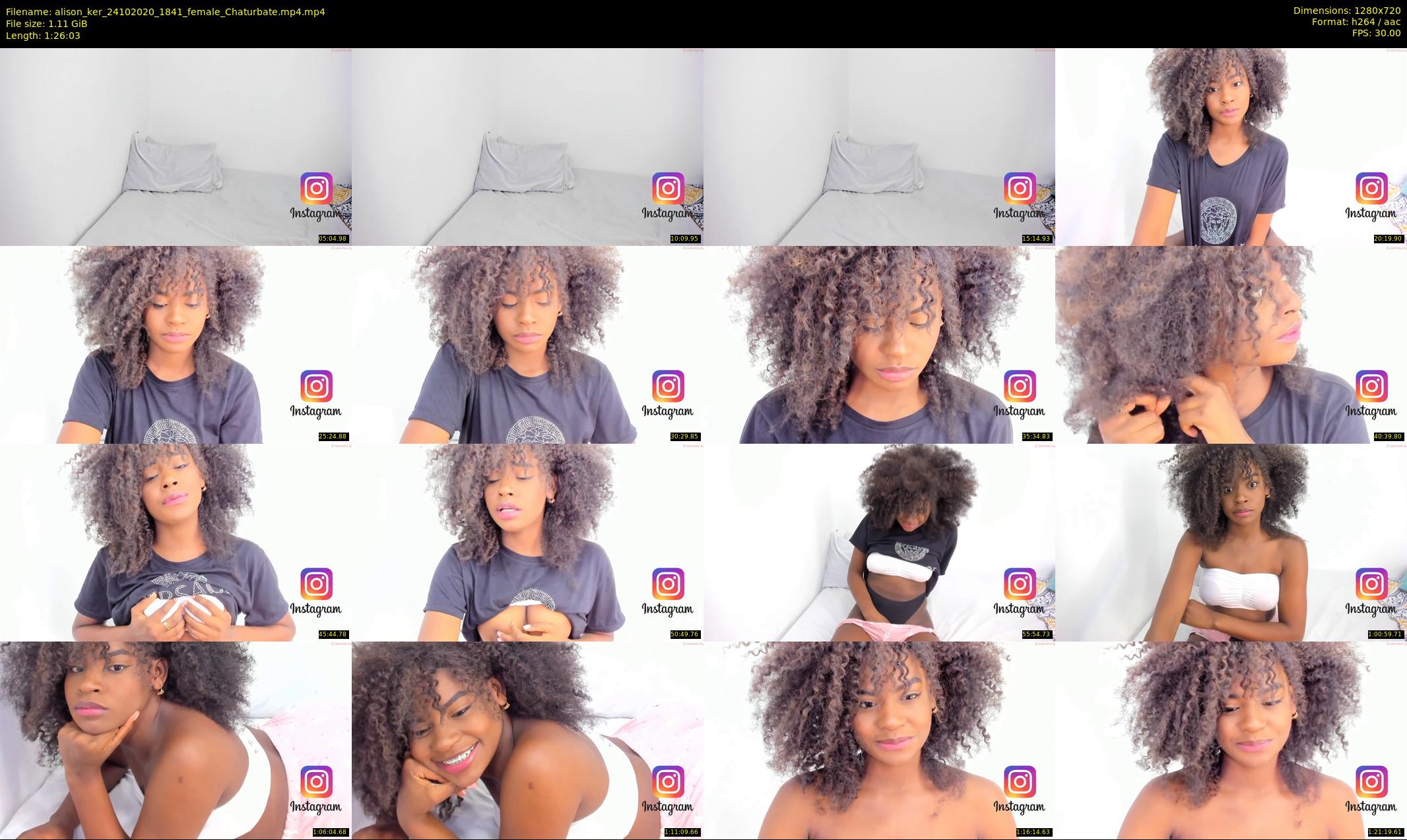 alison_ker — 87 minute Chaturbate female cam show recording, 720p, Oct 24, 2020