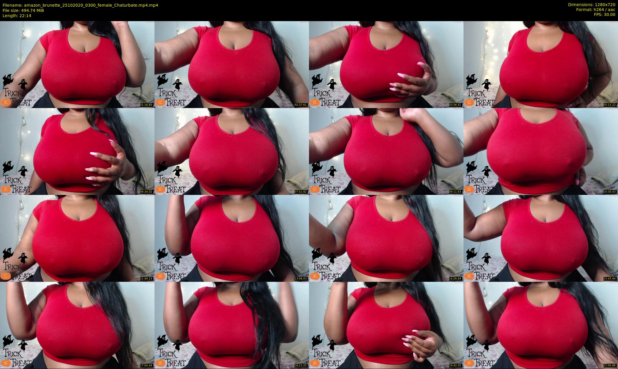 amazon_brunette — 23 minute Chaturbate female cam show recording, 720p, Oct 25, 2020