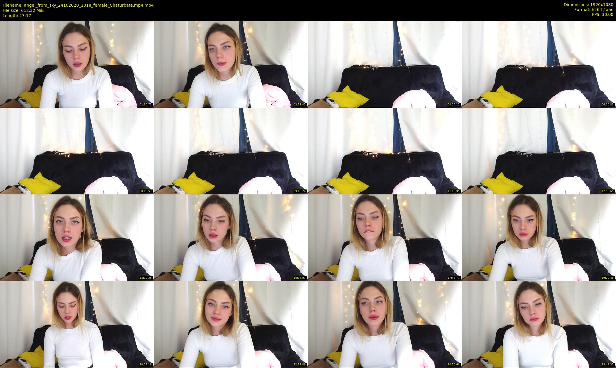 angel_from_sky — 28 minute Chaturbate female cam show recording, 1080p, Oct 24, 2020