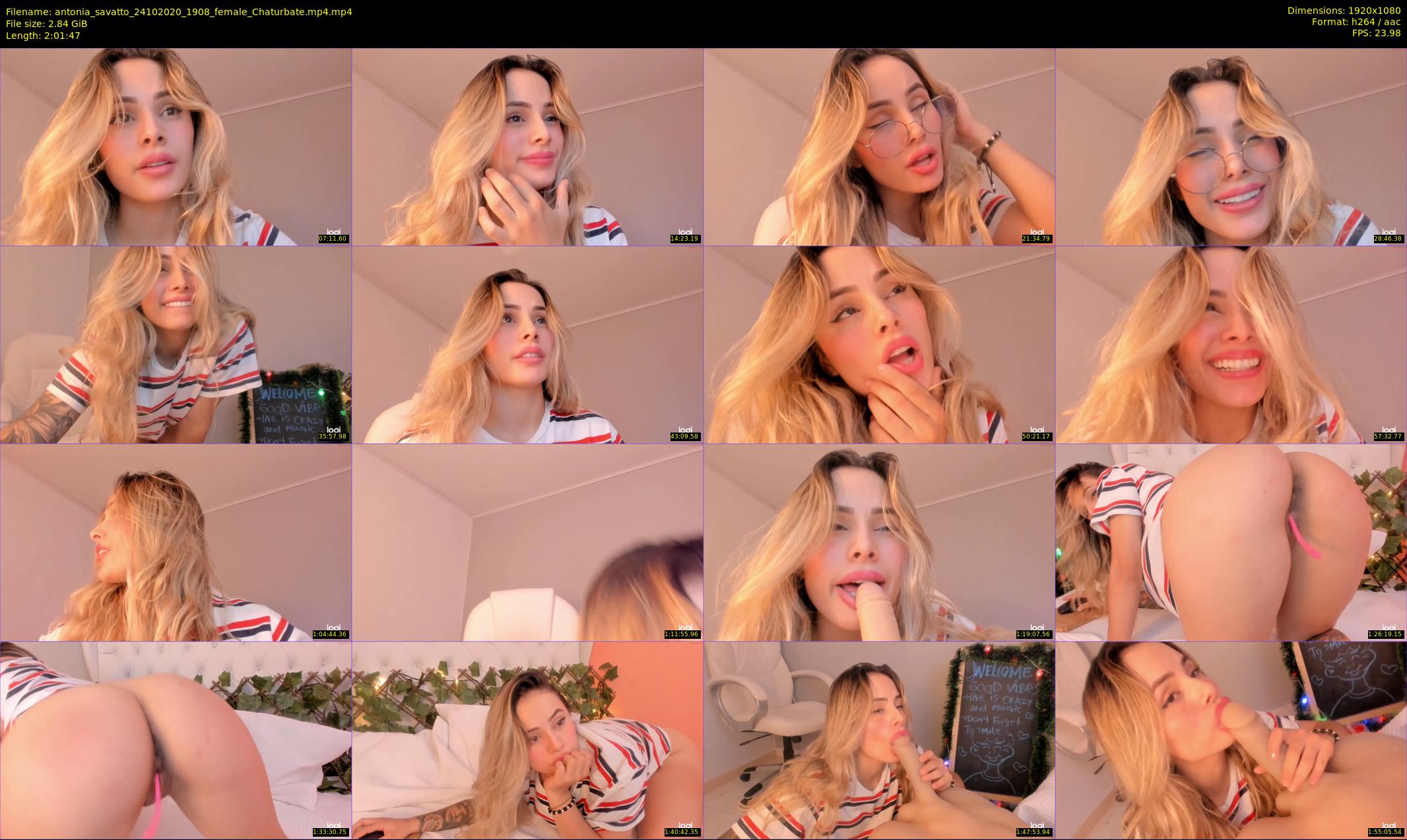 antonia_savatto — 122 minute Chaturbate female cam show recording, 1080p, Oct 24, 2020