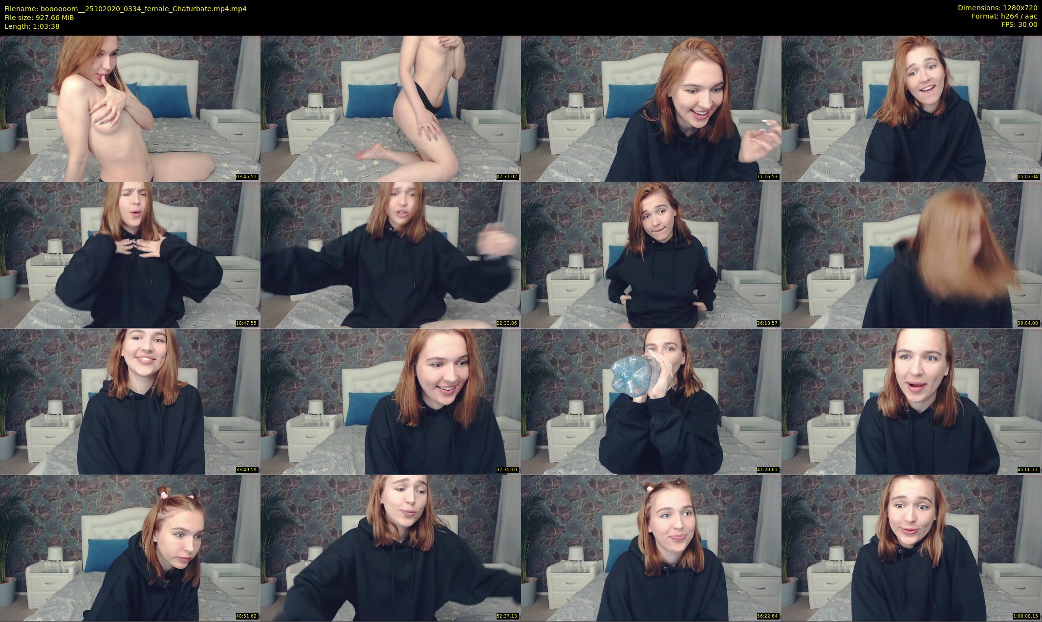 boooooom_ — 64 minute Chaturbate female cam show recording, 720p, Oct 25, 2020