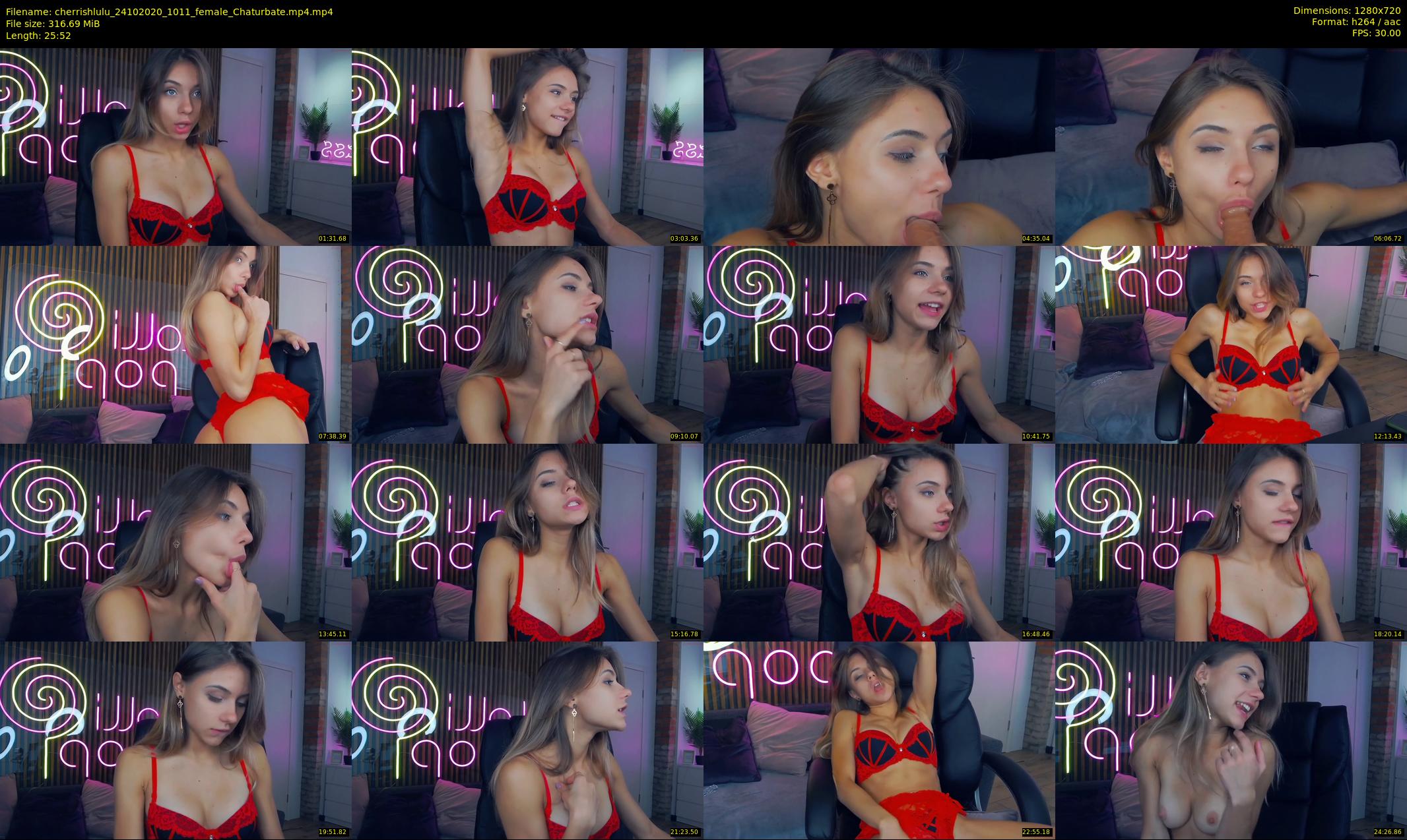 cherrishlulu — 26 minute Chaturbate female cam show recording, 720p, Oct 24, 2020