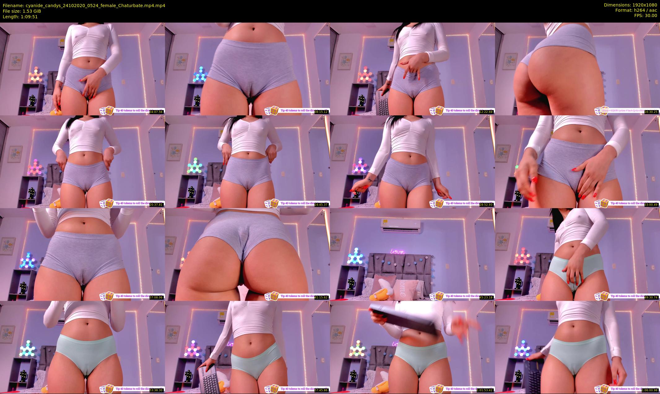 cyanide_candys — 70 minute Chaturbate female cam show recording, 1080p, Oct 24, 2020