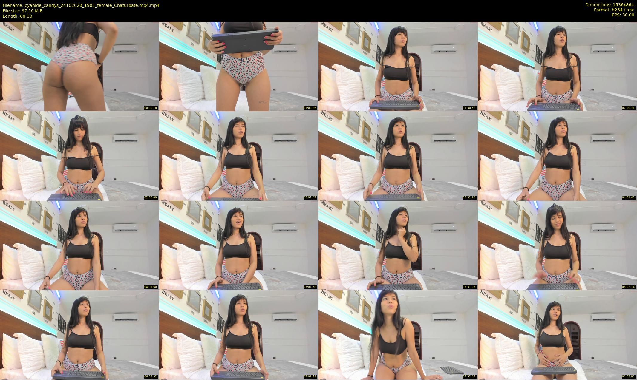 cyanide_candys — 9 minute Chaturbate female cam show recording, 720p, Oct 24, 2020