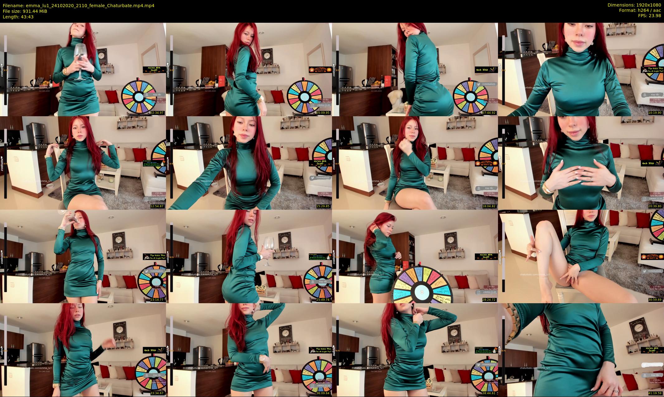 emma_lu1 — 44 minute Chaturbate female cam show recording, 1080p, Oct 24, 2020