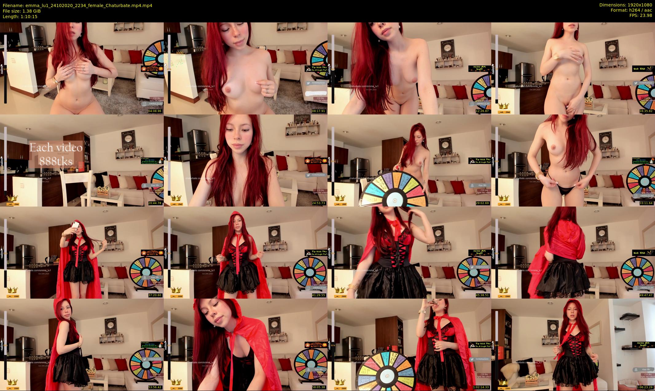 emma_lu1 — 71 minute Chaturbate female cam show recording, 1080p, Oct 24, 2020