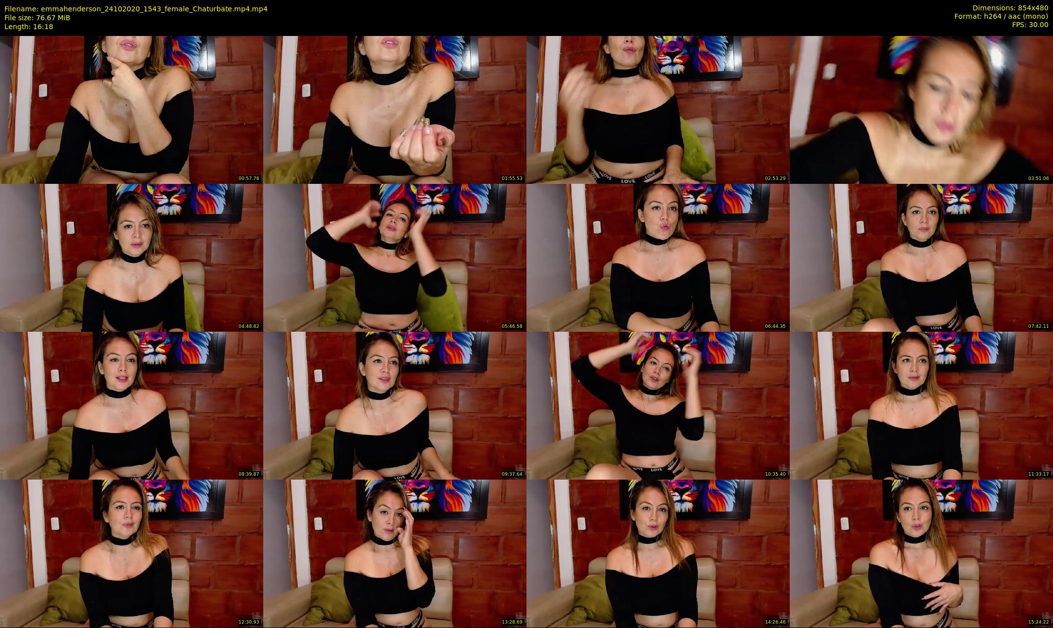 emmahenderson — 17 minute Chaturbate female cam show recording, 480p, Oct 24, 2020