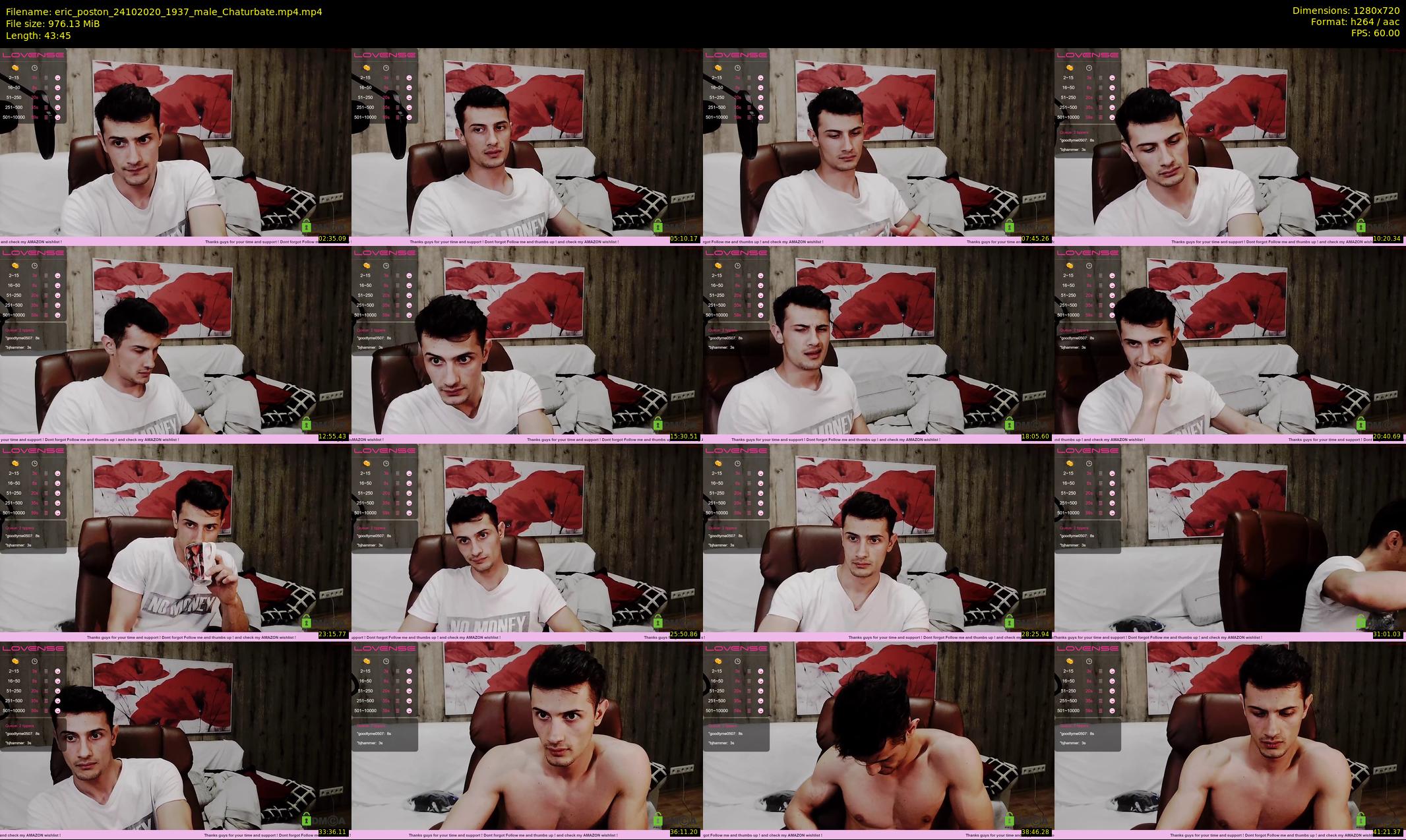 eric_poston — 44 minute Chaturbate male cam show recording, 720p, Oct 24, 2020