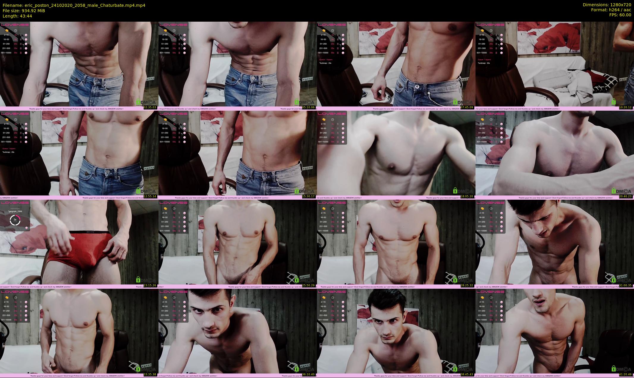 eric_poston — 44 minute Chaturbate male cam show recording, 720p, Oct 24, 2020