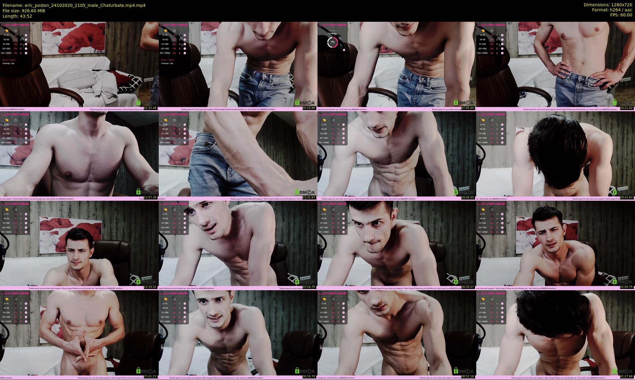 eric_poston — 44 minute Chaturbate male cam show recording, 720p, Oct 24, 2020
