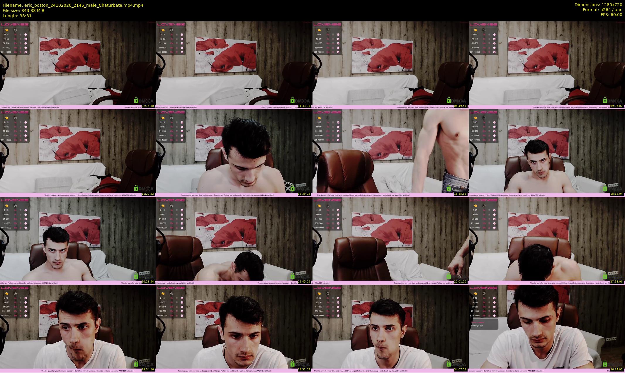eric_poston — 39 minute Chaturbate male cam show recording, 720p, Oct 24, 2020