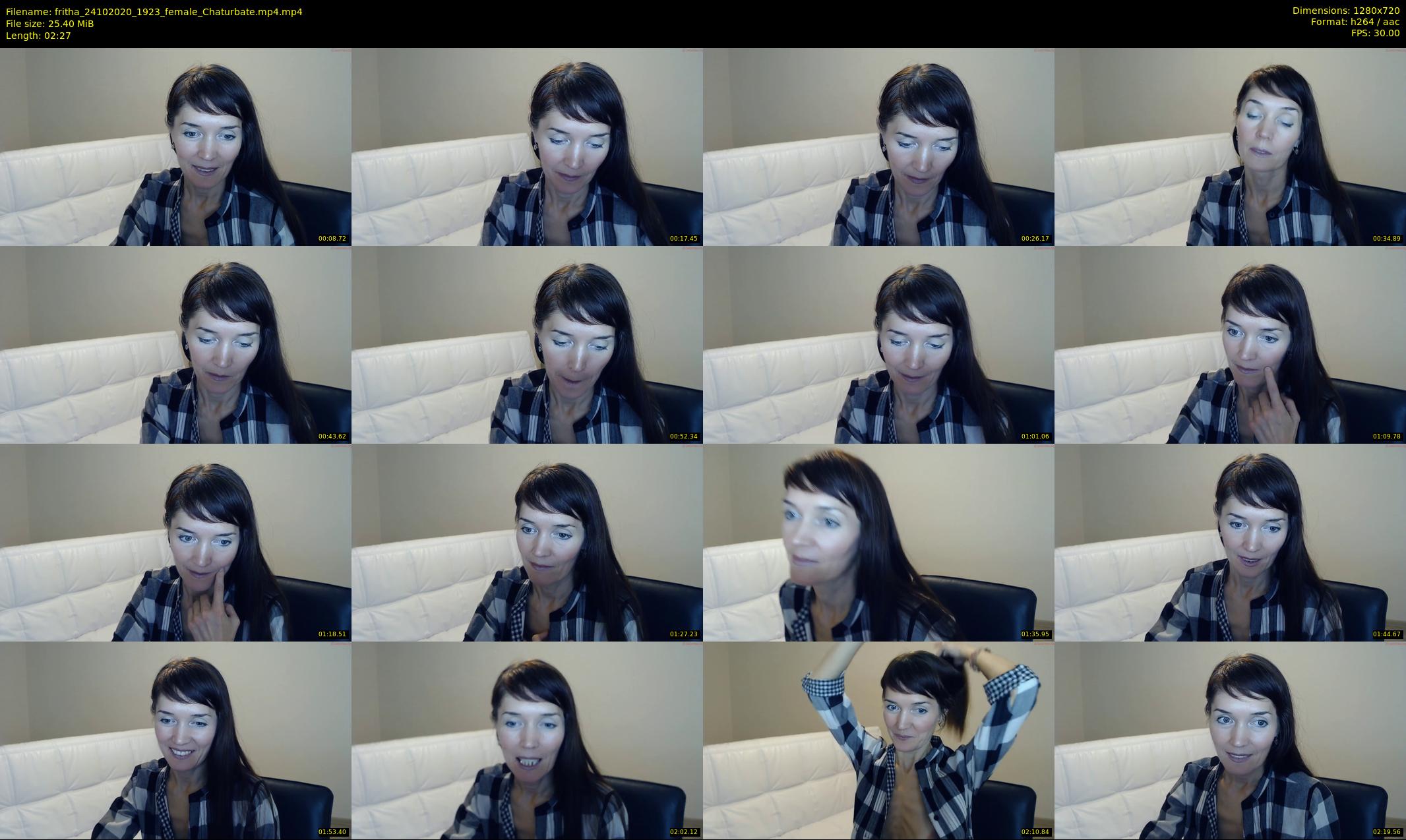 fritha — 3 minute Chaturbate female cam show recording, 720p, Oct 24, 2020