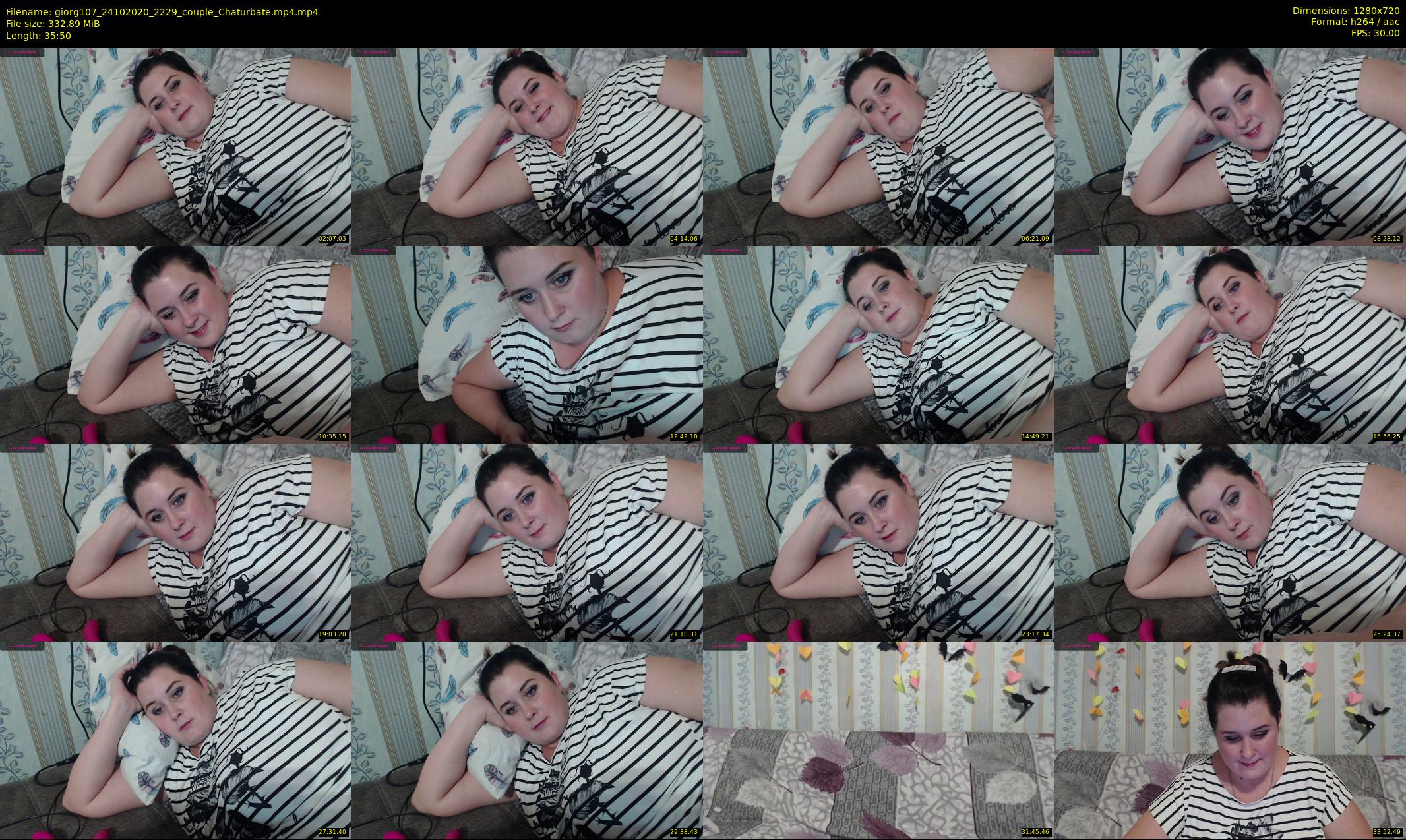 giorg107 — 36 minute Chaturbate couple cam show recording, 720p, Oct 24, 2020