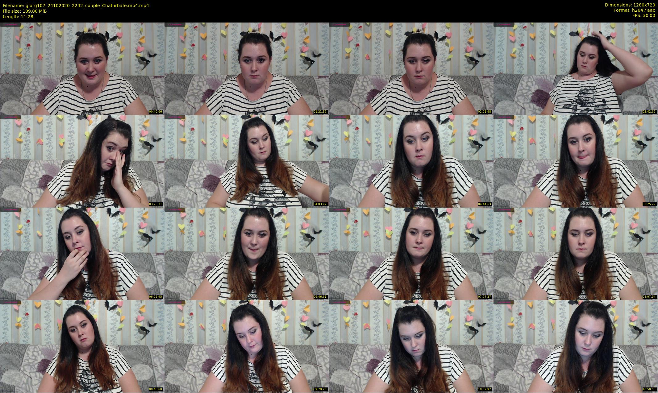 giorg107 — 12 minute Chaturbate couple cam show recording, 720p, Oct 24, 2020