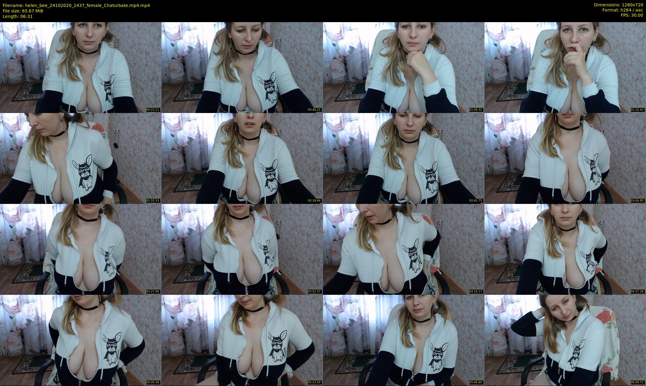 helen_bee — 7 minute Chaturbate female cam show recording, 720p, Oct 24, 2020