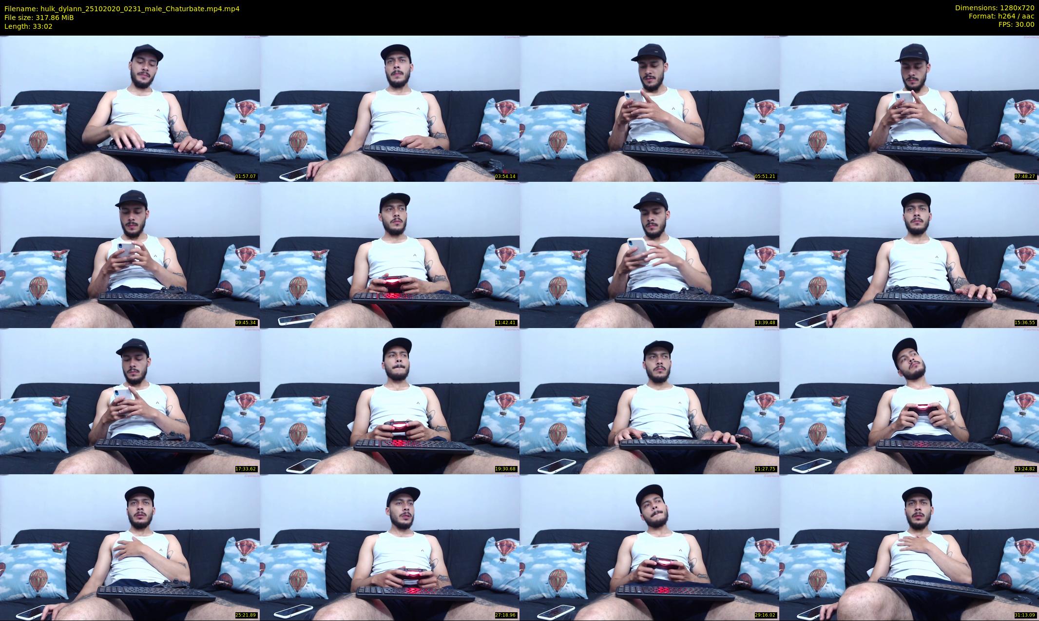 hulk_dylann — 34 minute Chaturbate male cam show recording, 720p, Oct 25, 2020