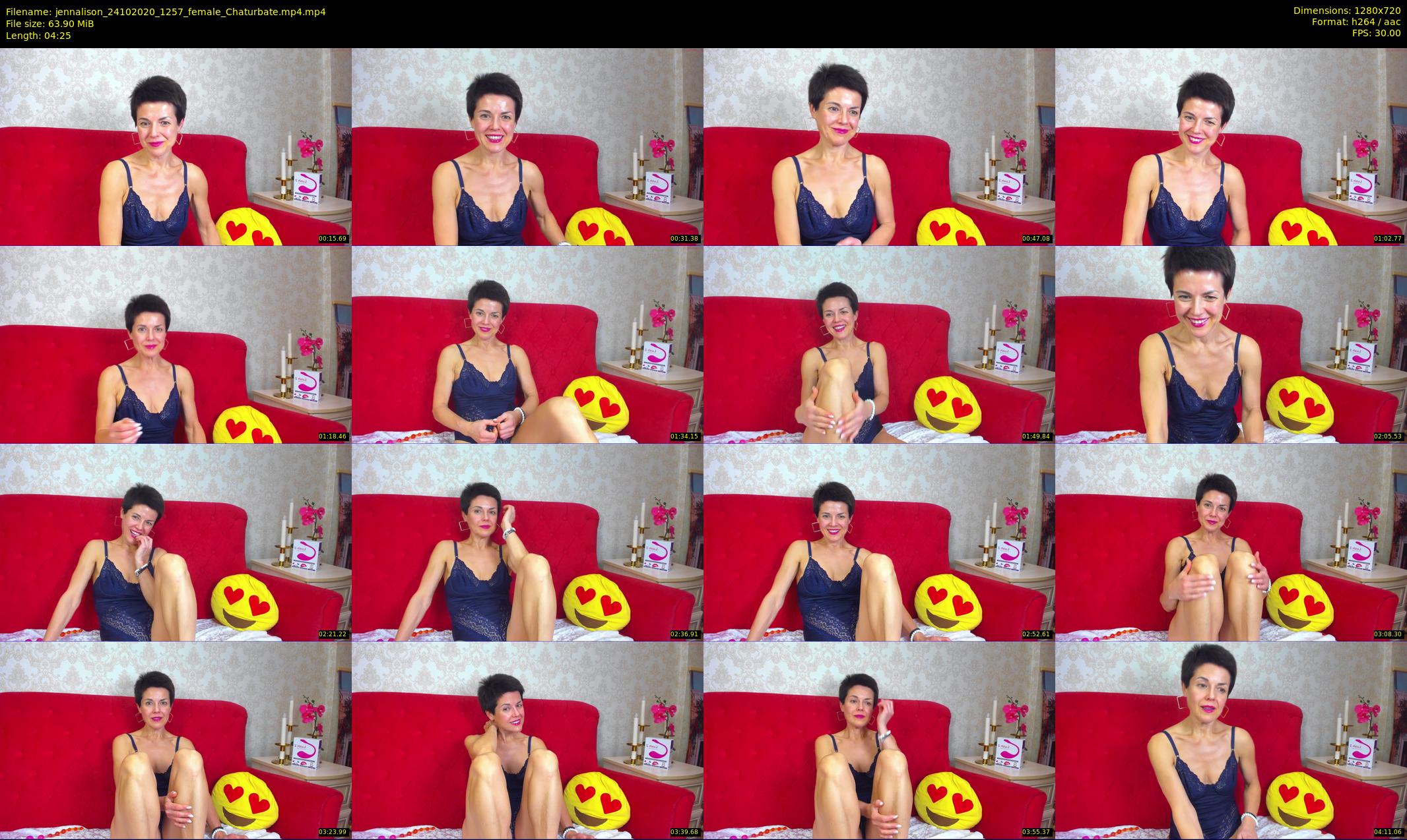 jennalison — 5 minute Chaturbate female cam show recording, 720p, Oct 24, 2020