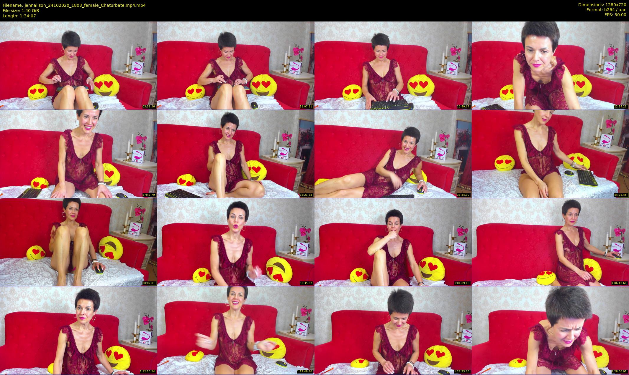 jennalison — 95 minute Chaturbate female cam show recording, 720p, Oct 24, 2020